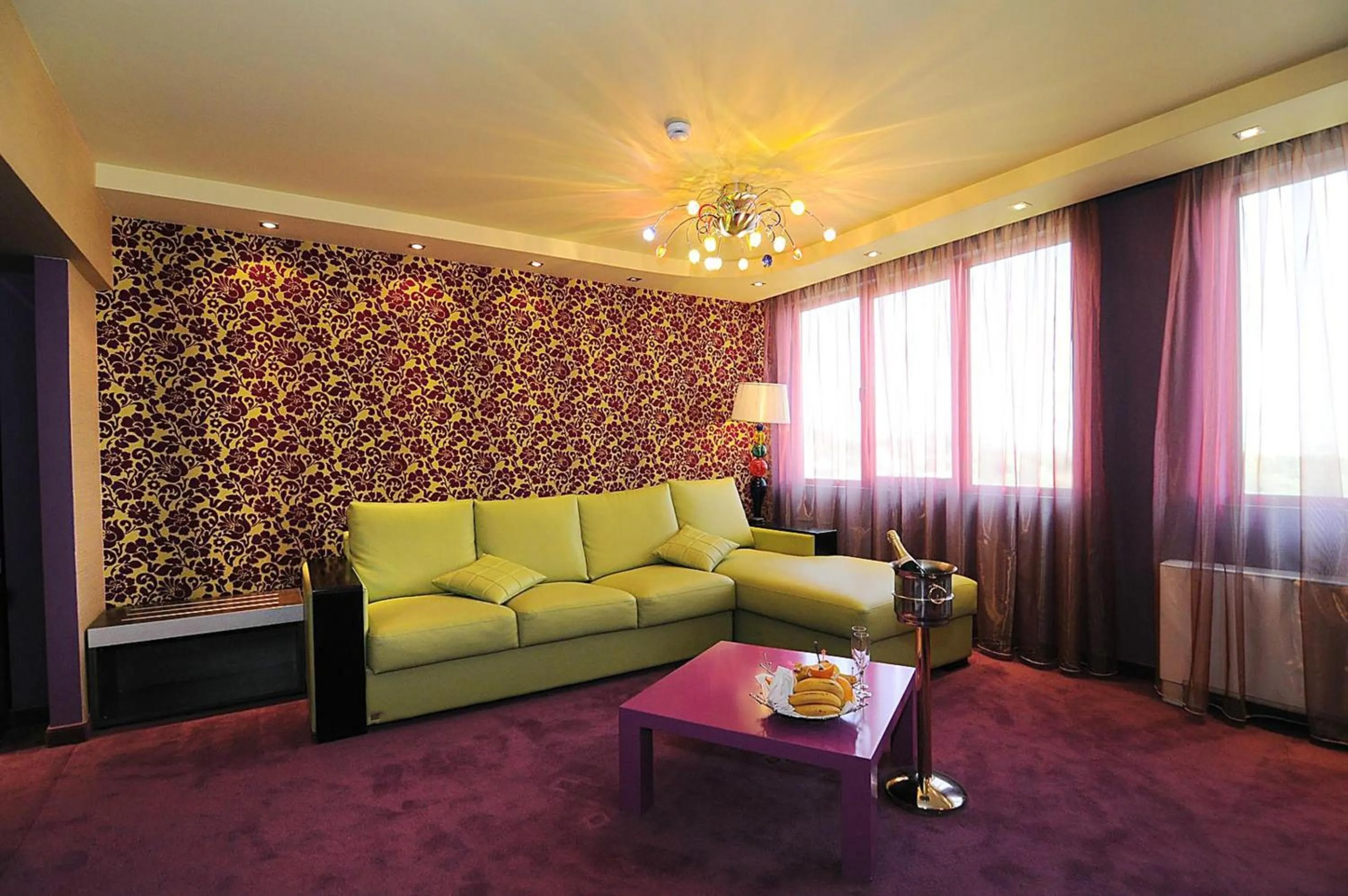 Seating area in Hotel Leipzig