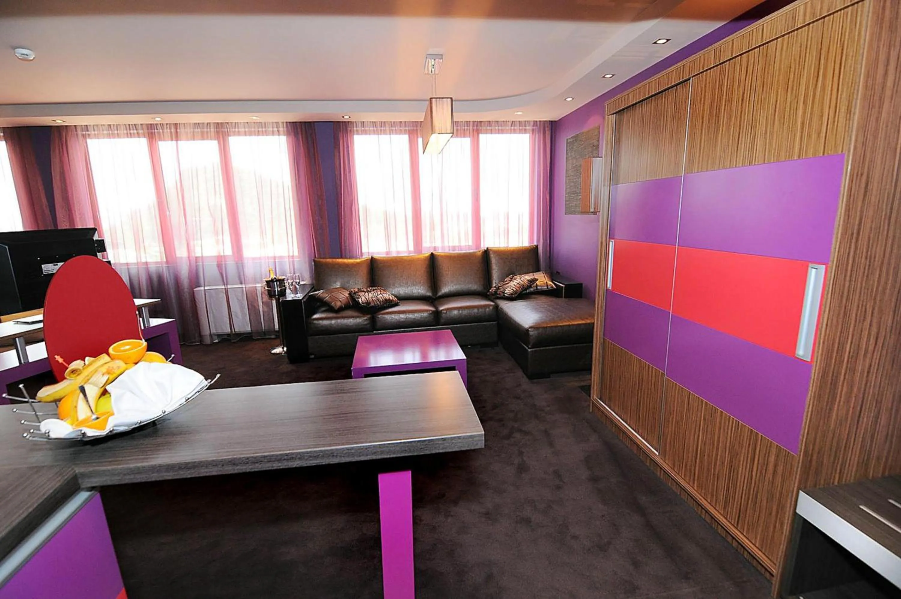 Seating area in Hotel Leipzig