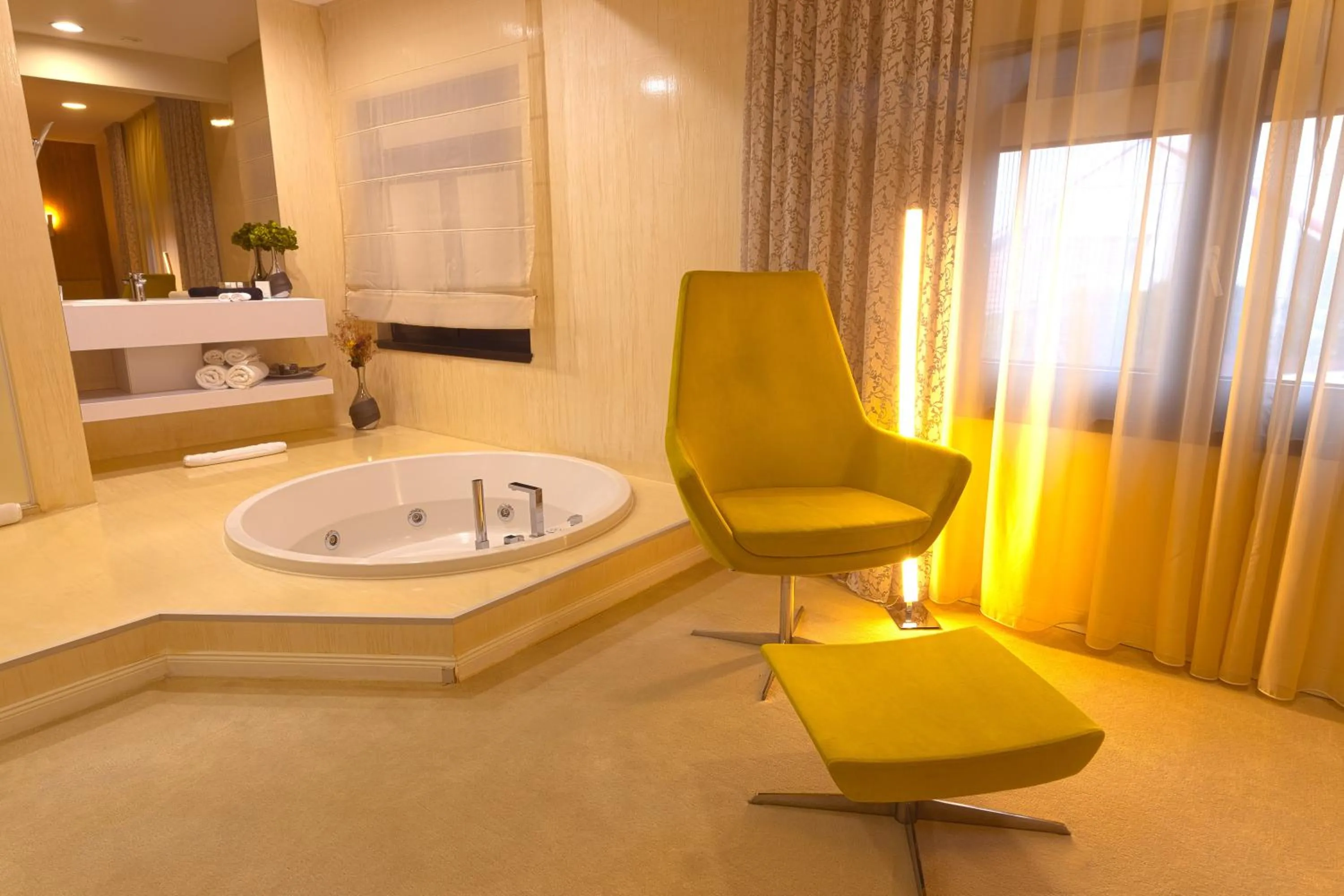 Seating area in Hotel Vila Class