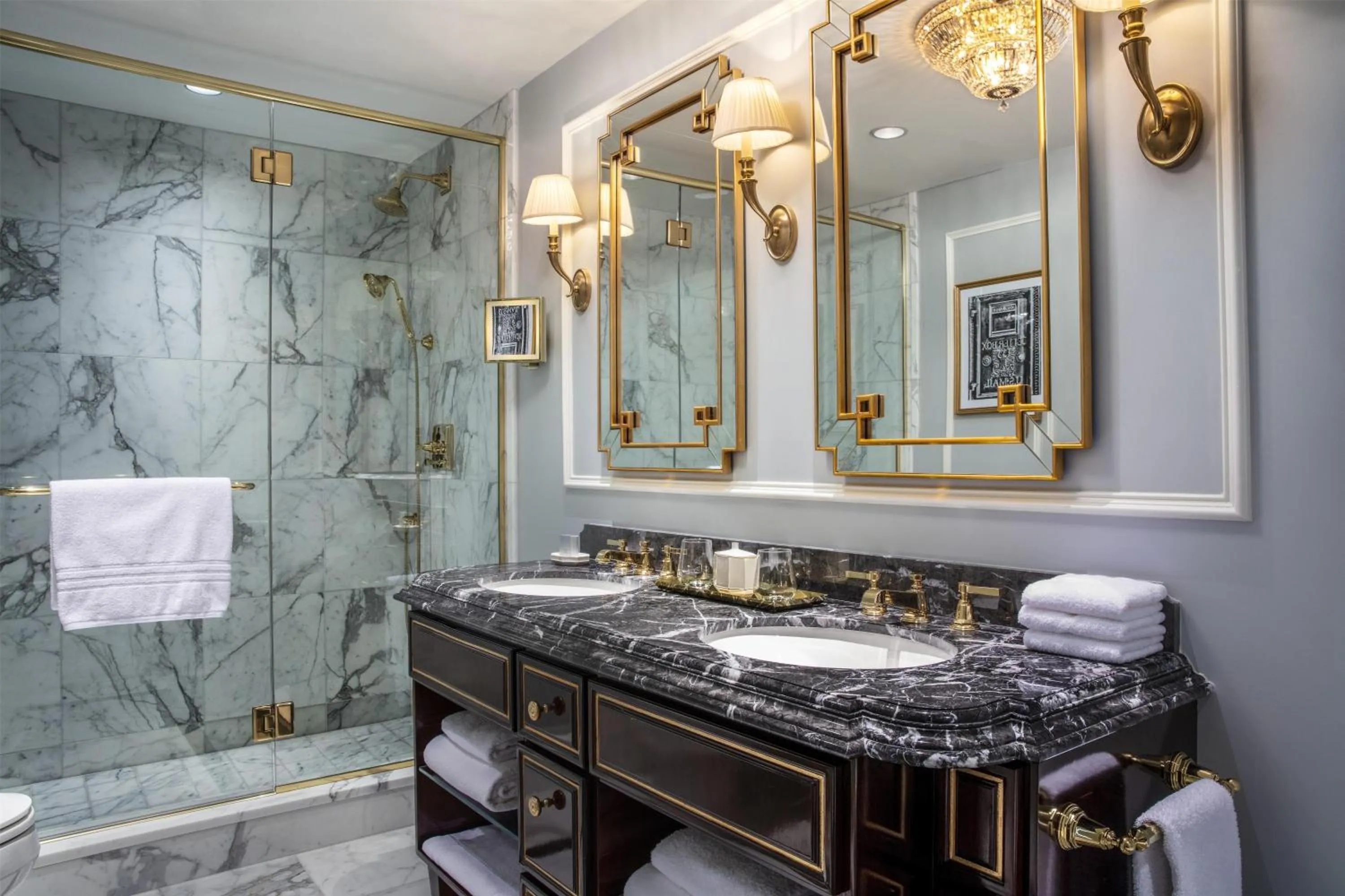 Bathroom in Waldorf Astoria Washington DC