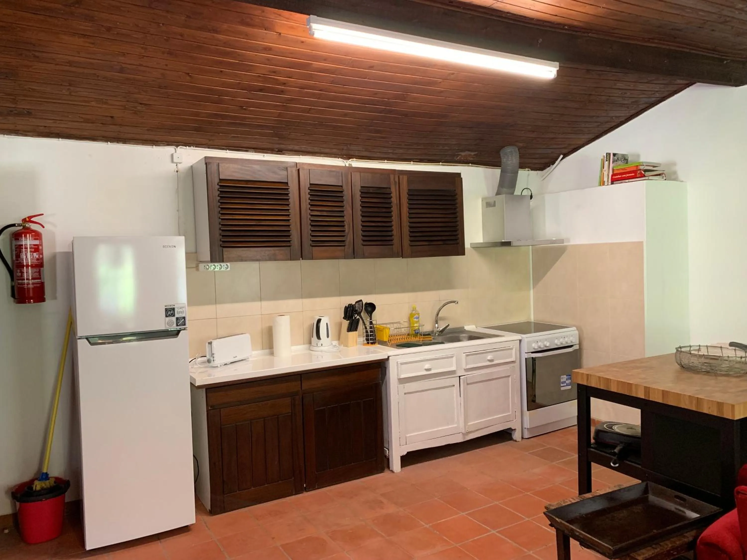 Kitchen or kitchenette in Quinta Santa Isabel