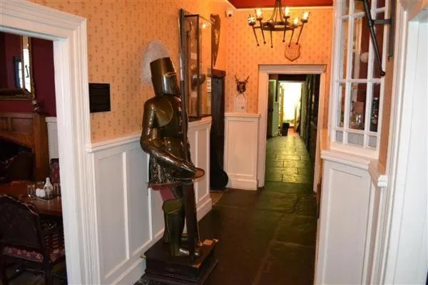 Decorative detail in The Red Lion