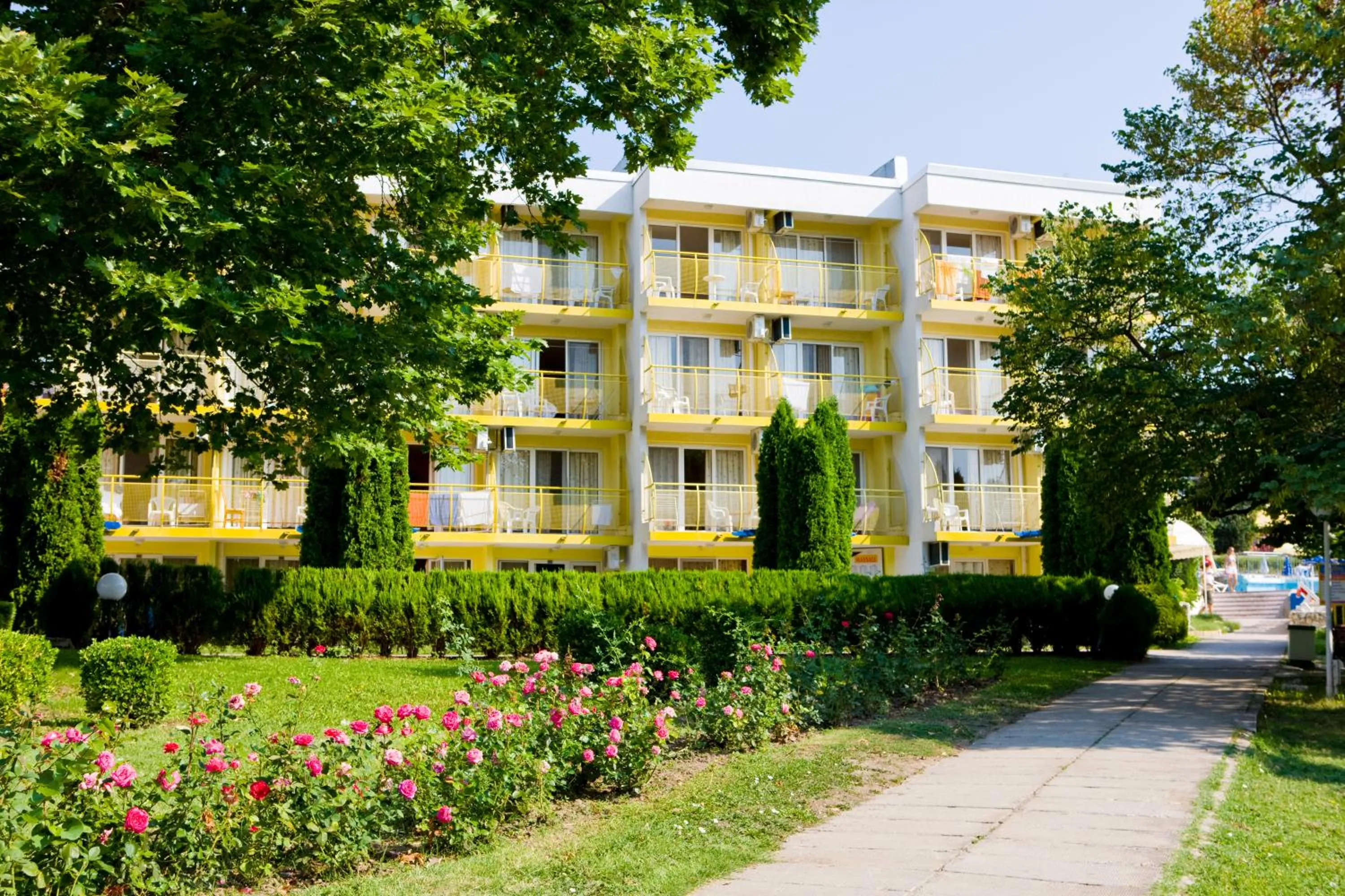 Facade/entrance in Hotel Orhidea