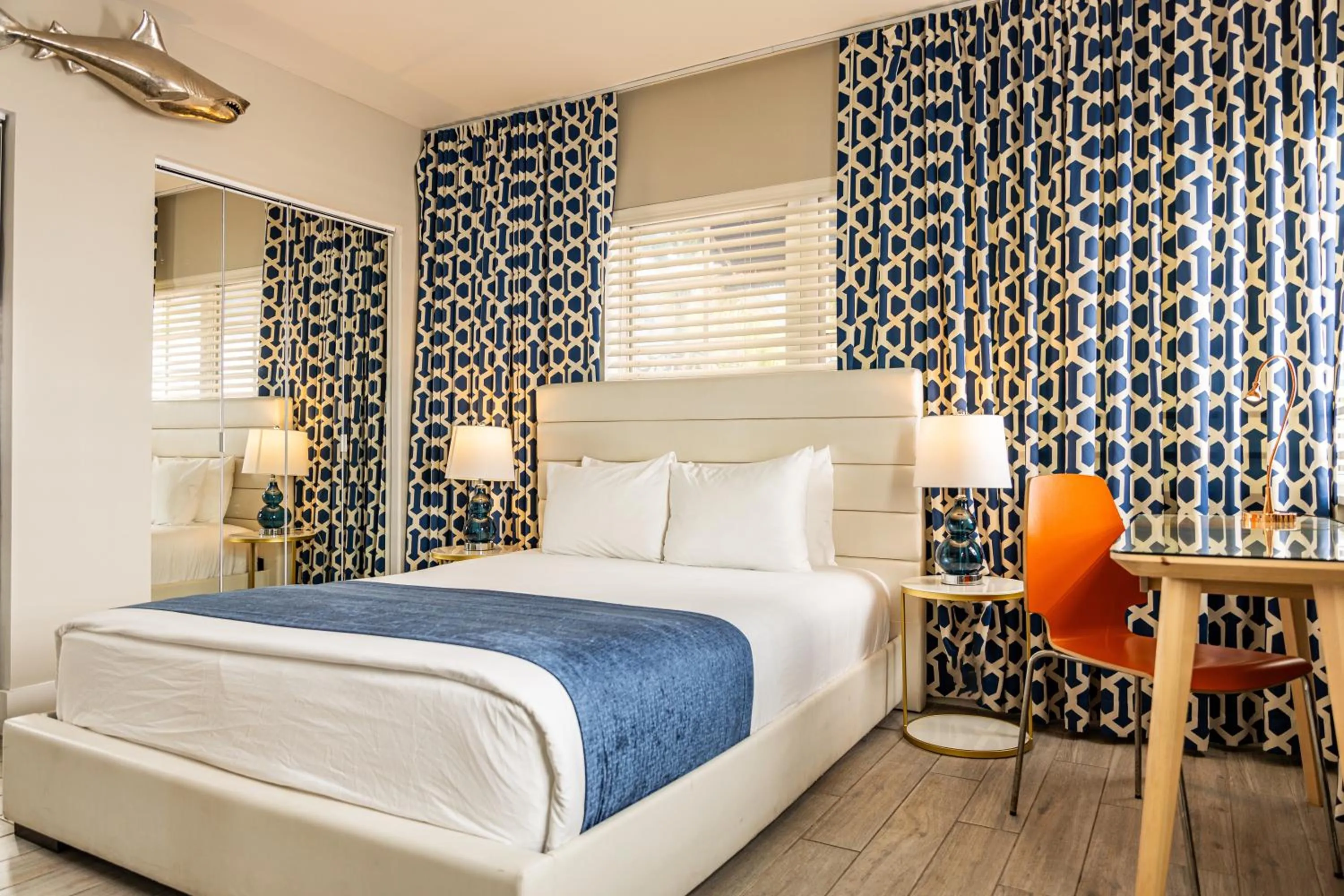 Bed in Oceanside Hotel and Suites