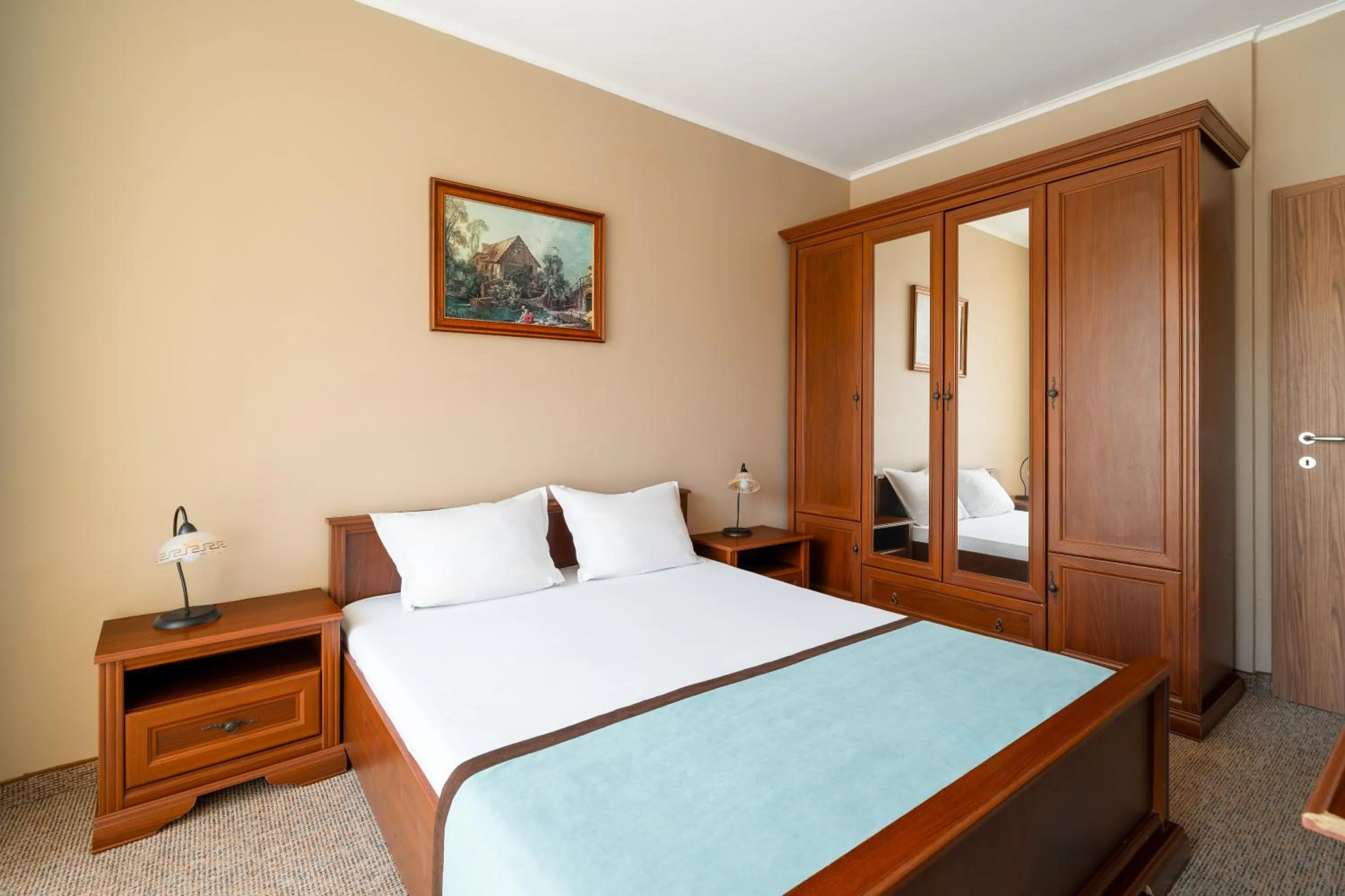 Bed in Festa Pomorie Resort