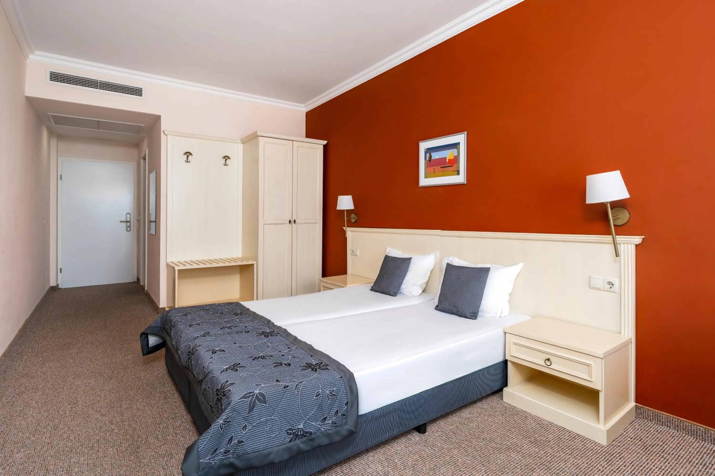 Bed in Festa Pomorie Resort