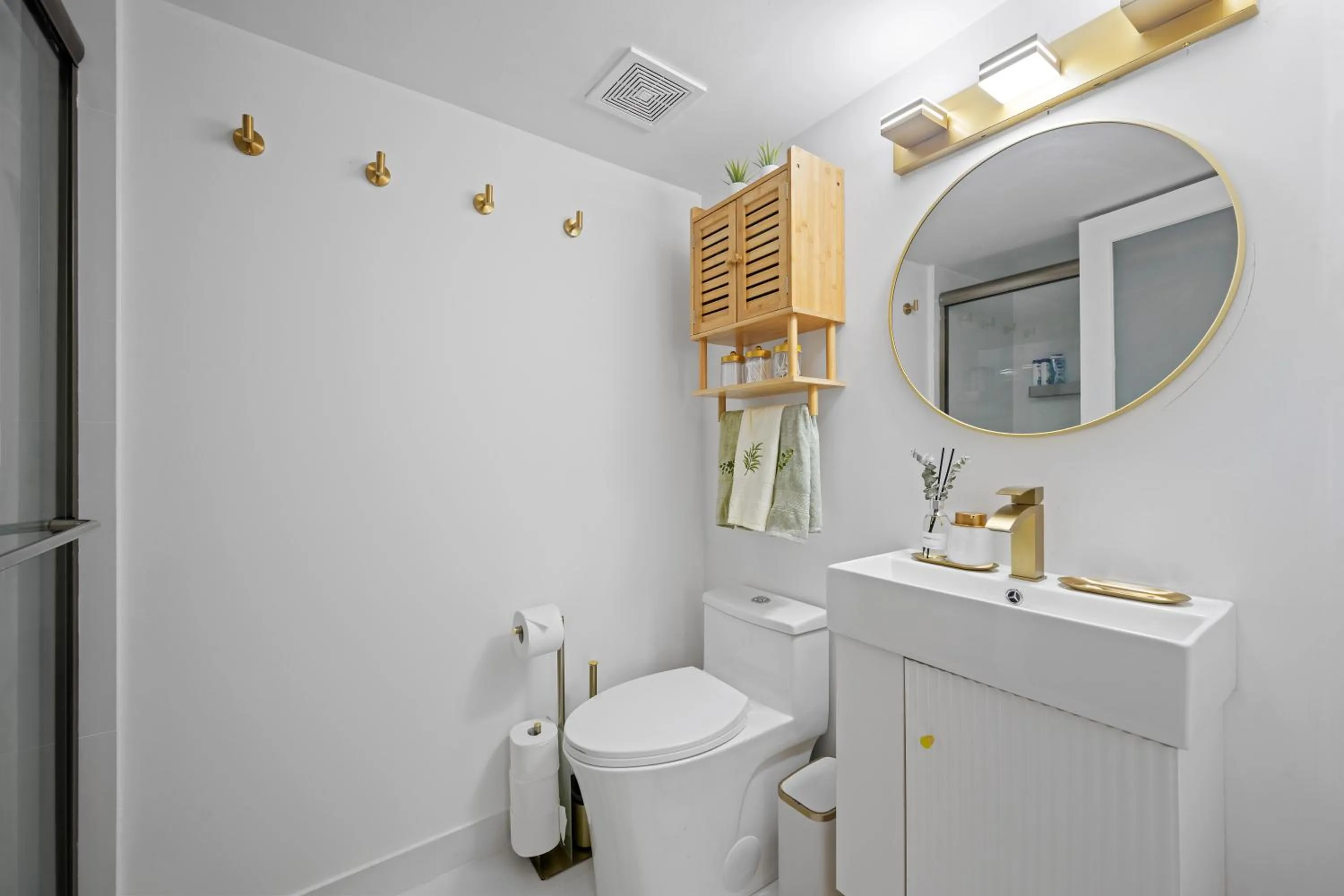 Bathroom in Sage on Ocean Drive Apartments