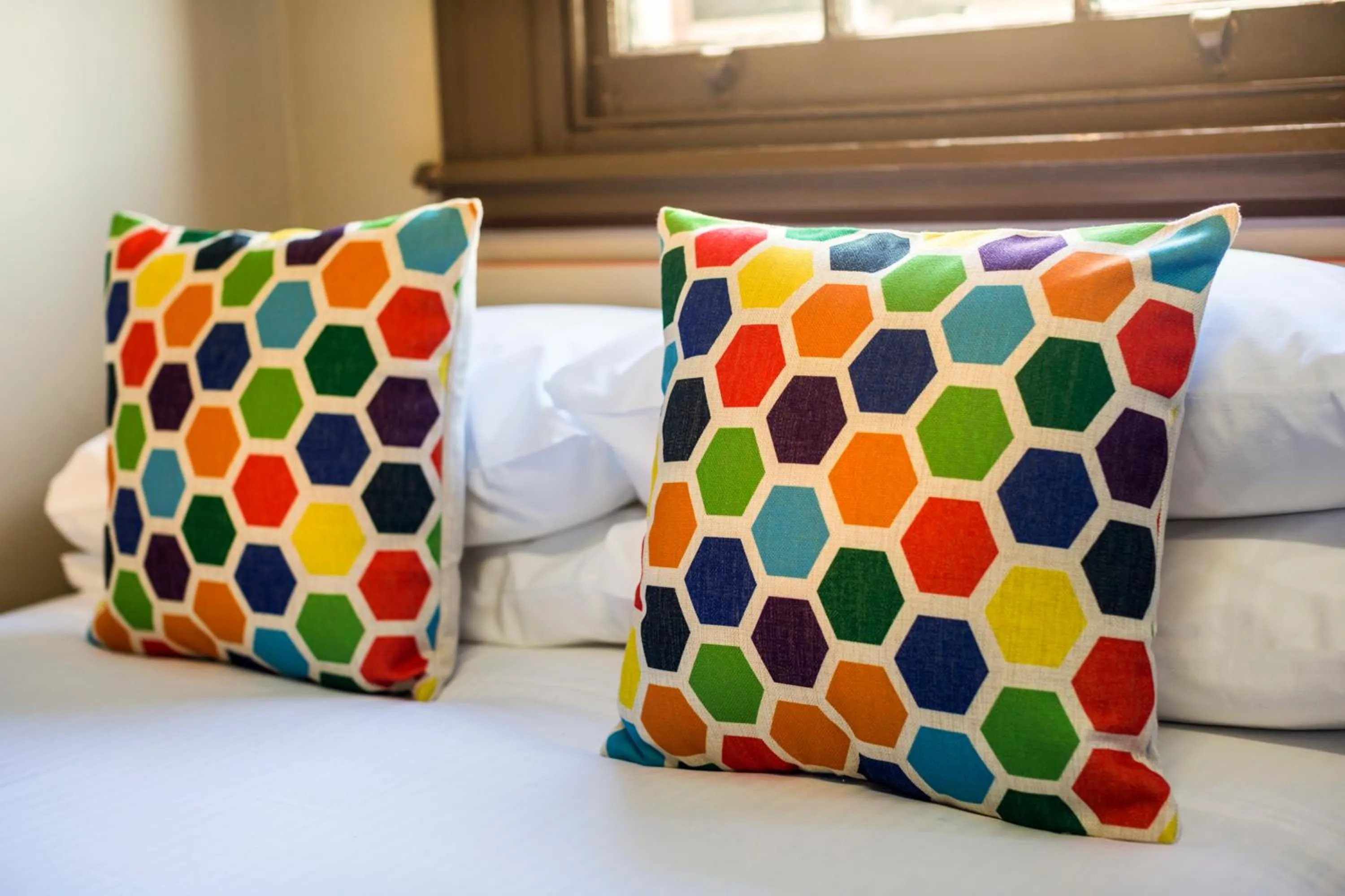 Decorative detail, Bed in Granville Hotel