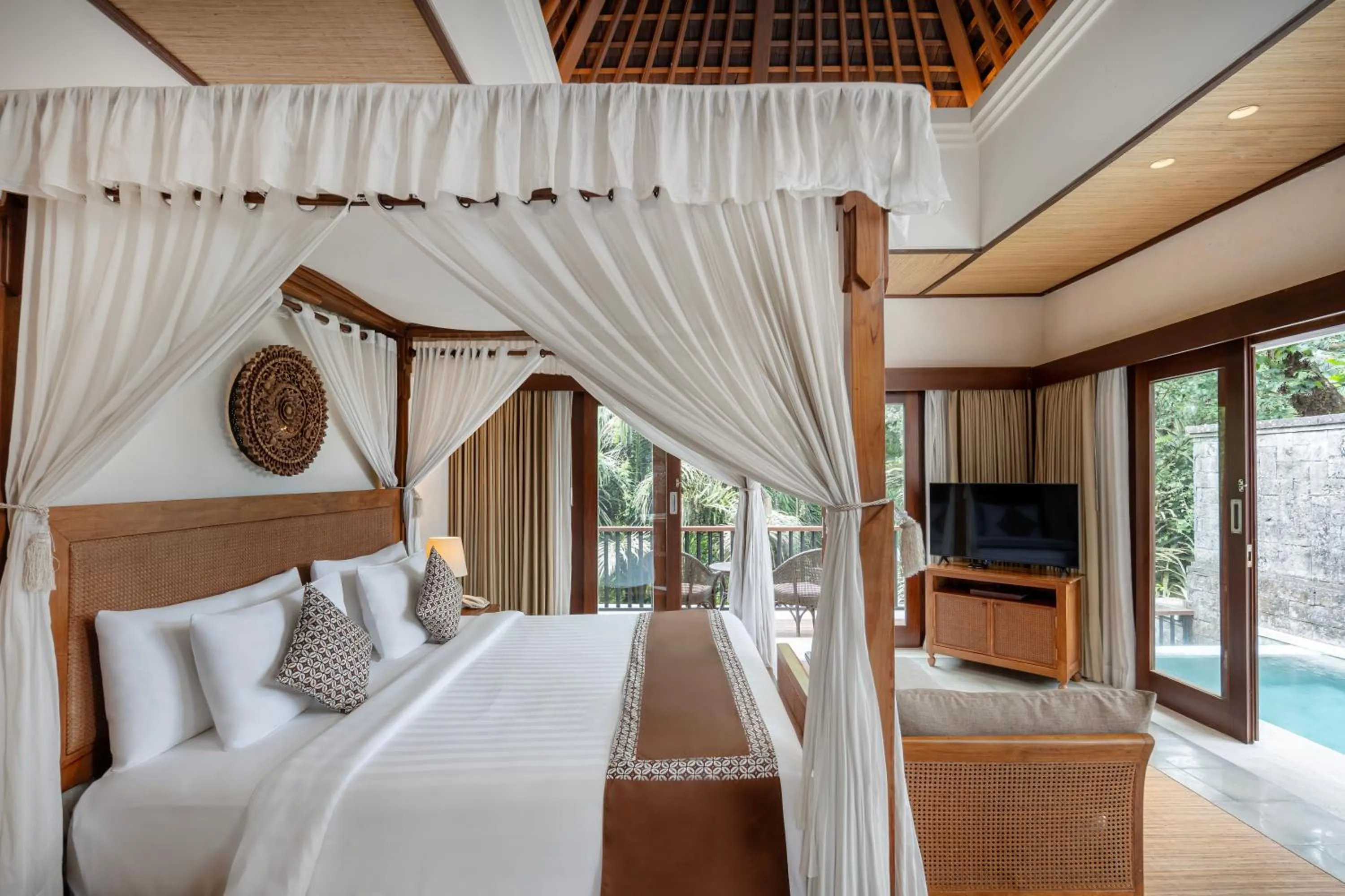 TV and multimedia, Bed in Visesa Ubud Resort