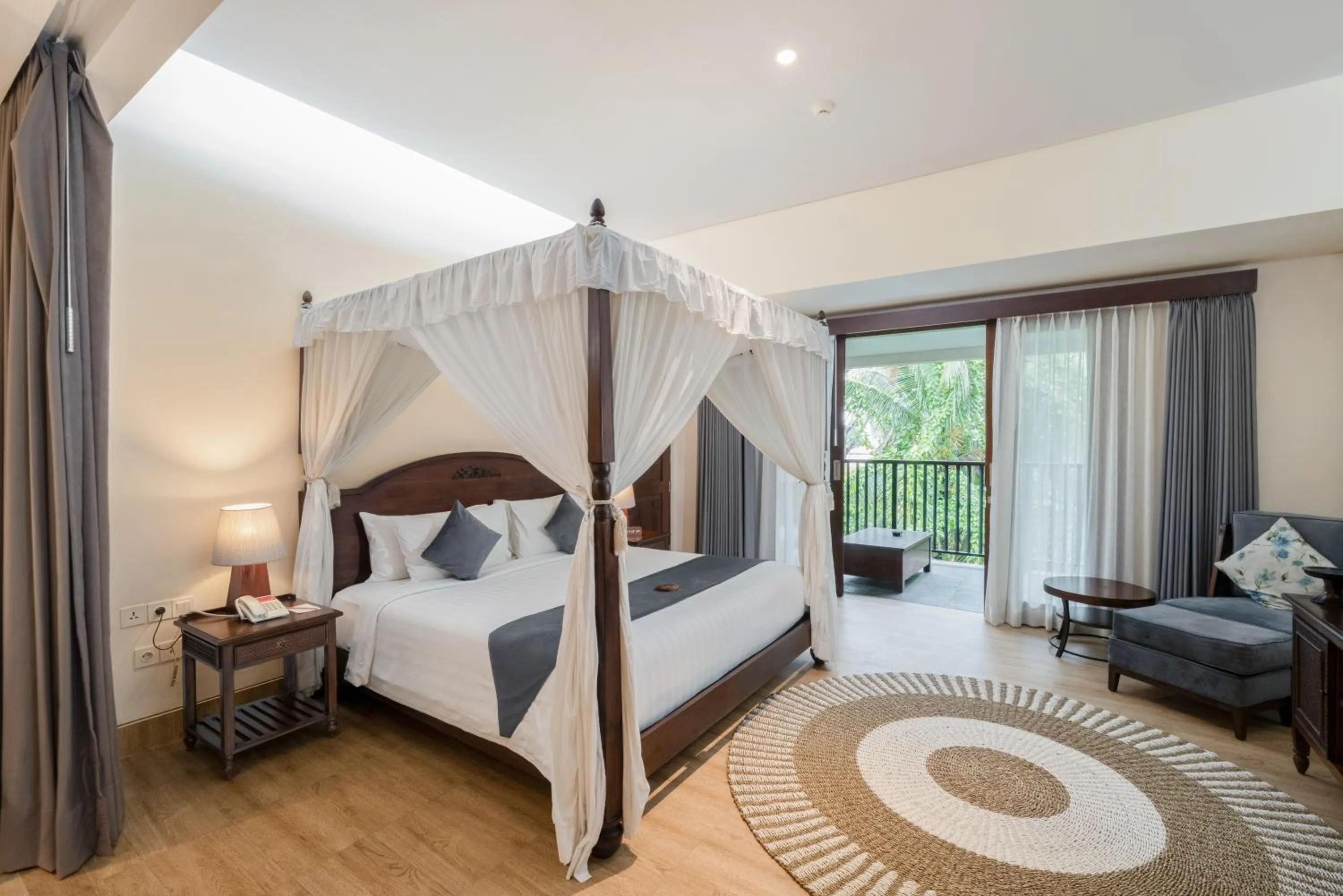 Bed in Visesa Ubud Resort