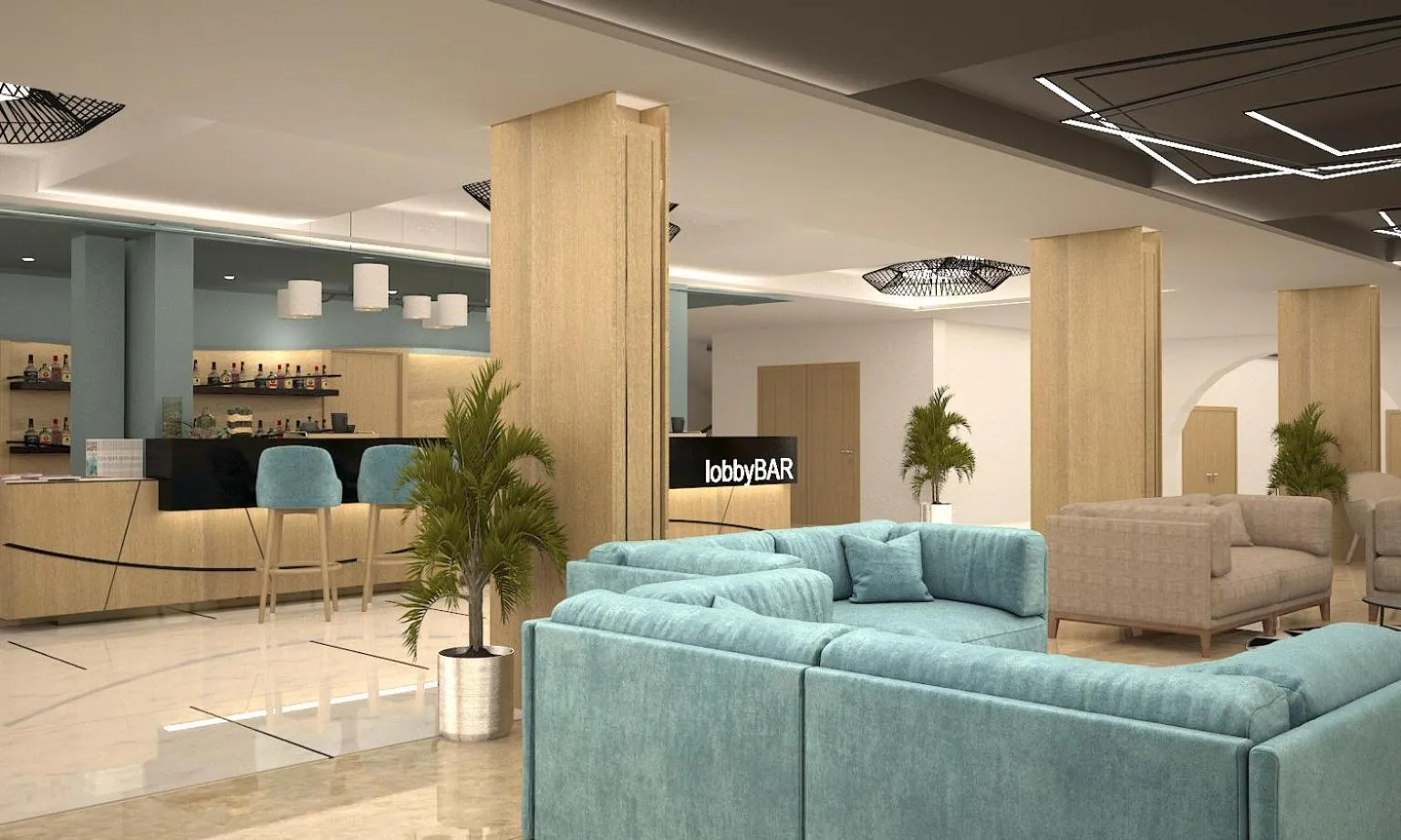 Living room in Hotel Pomorie Sun