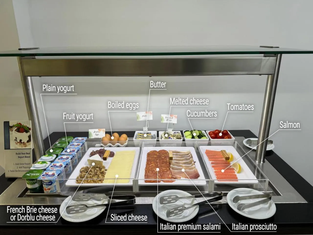 Breakfast in Thomas Albert Hotel