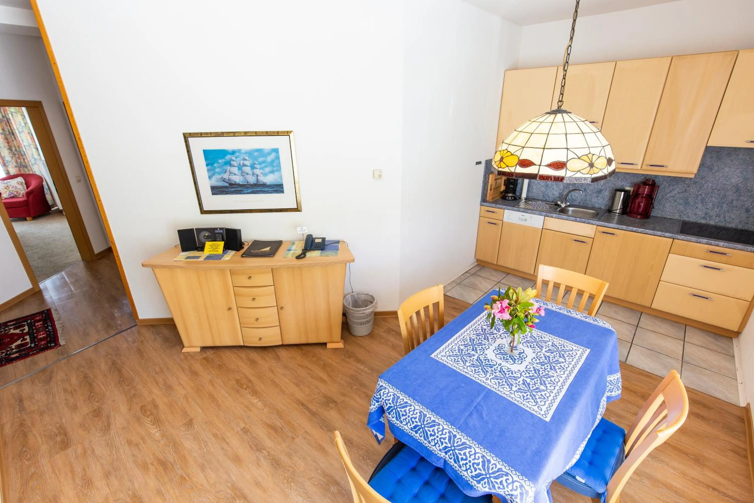 Kitchen or kitchenette in Hotel Pension Café Hasler
