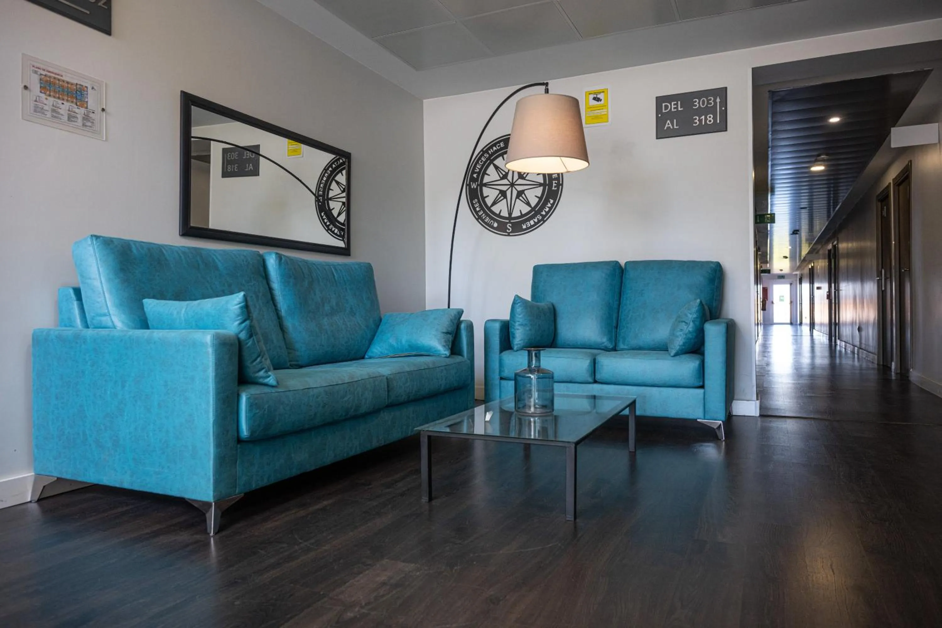 Living room in Pato Rojo