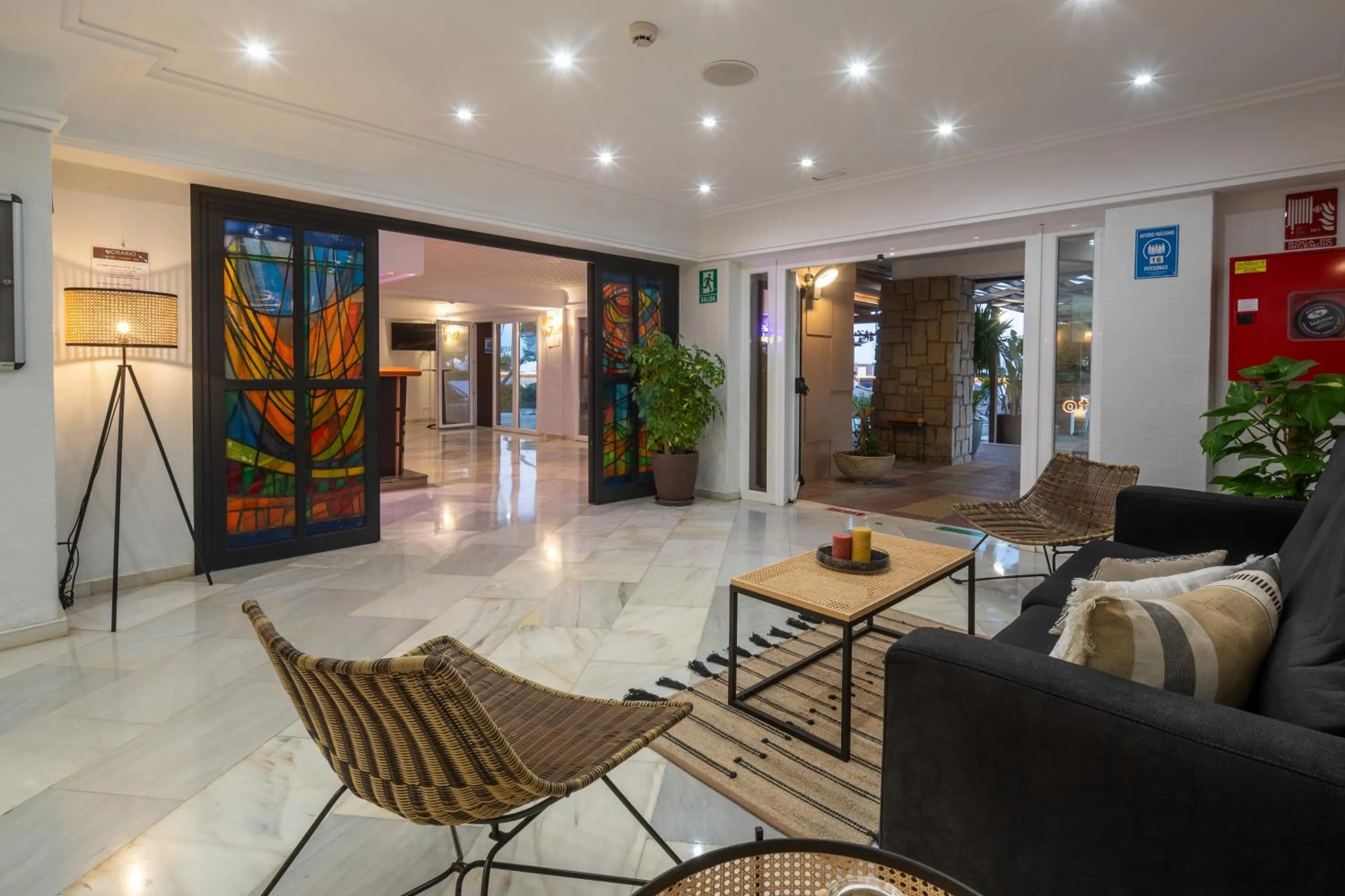 Living room in Pato Rojo