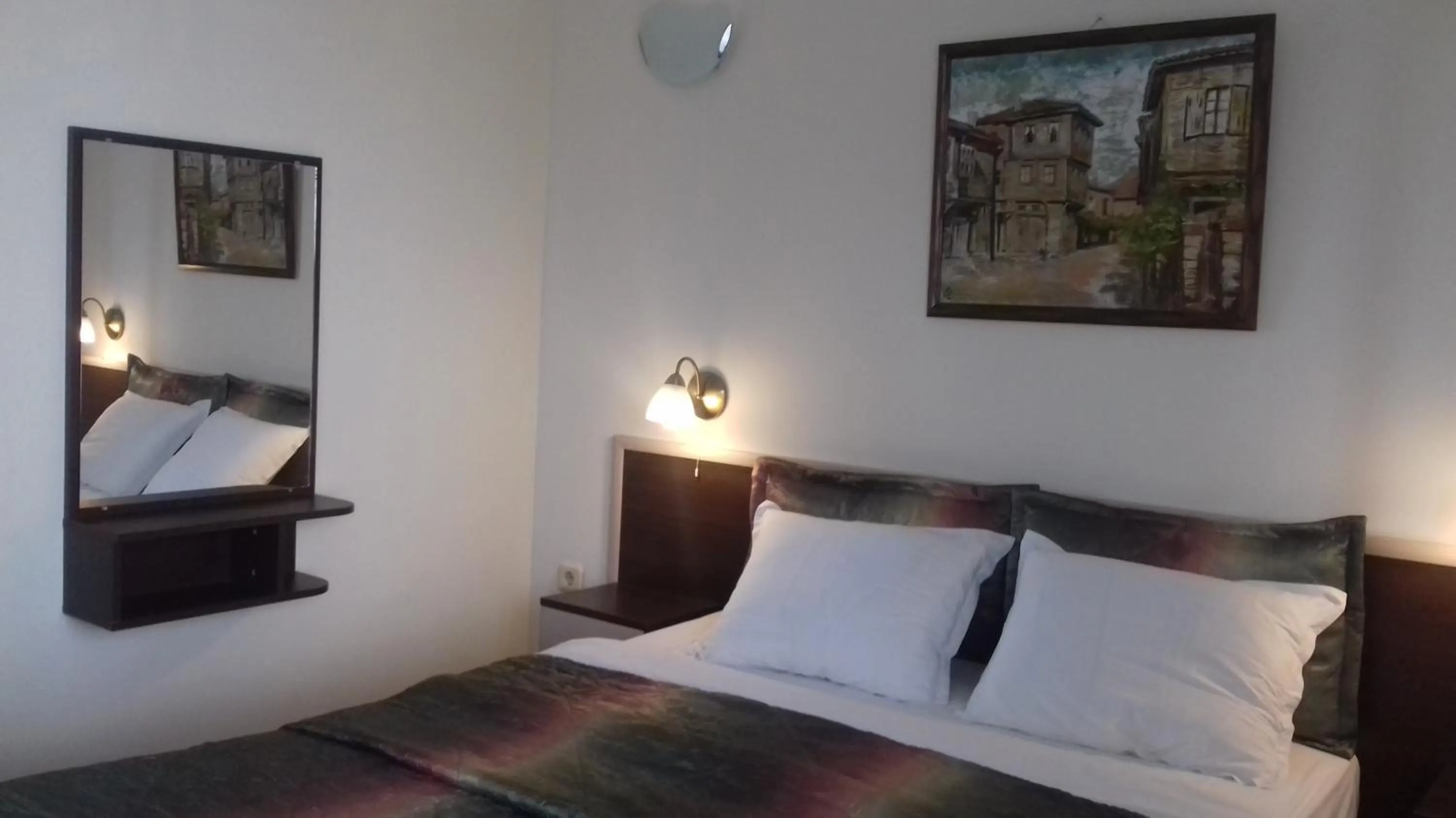 Bedroom, Bed in hotel DIAMANTI