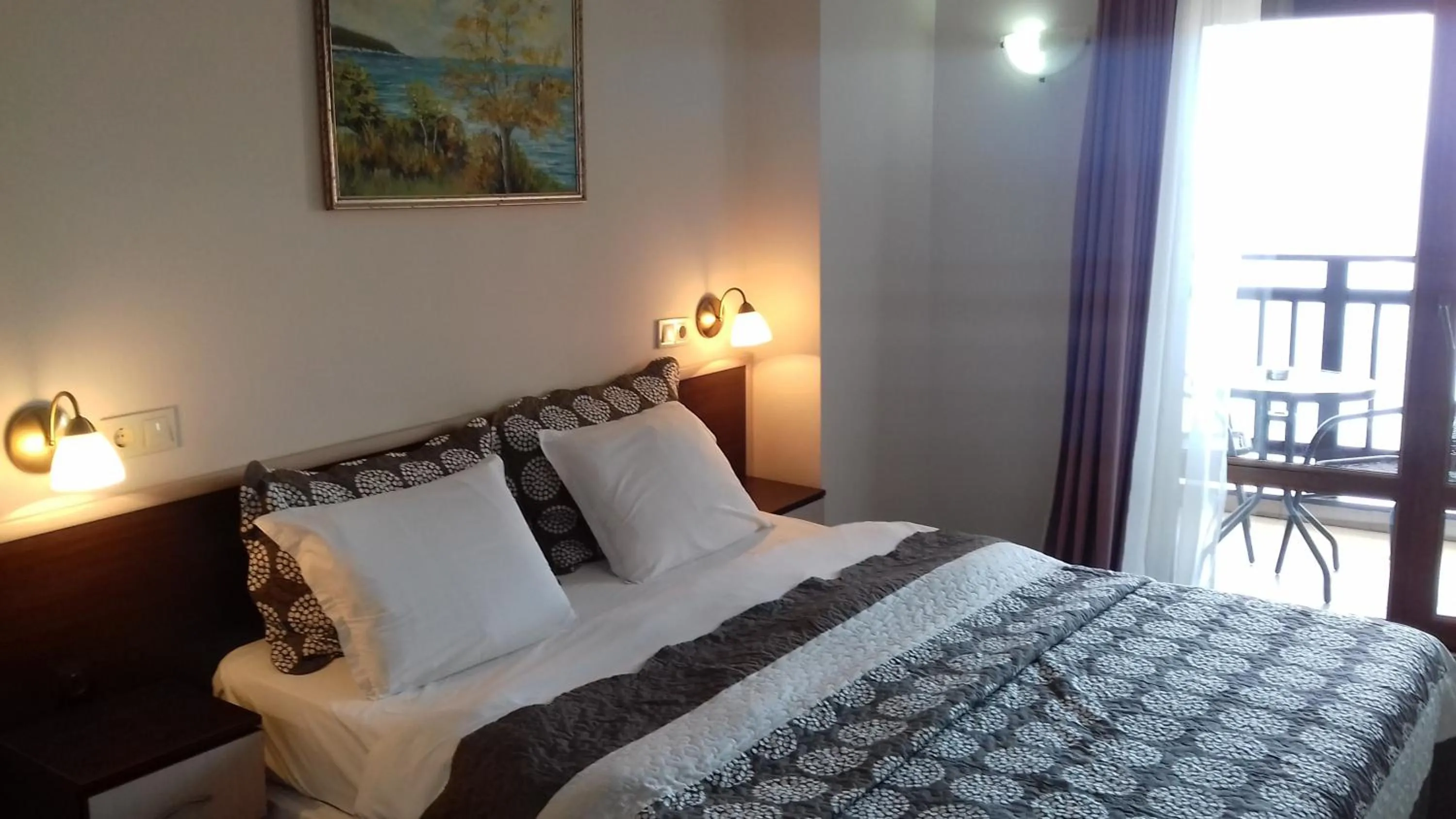 Bed in hotel DIAMANTI