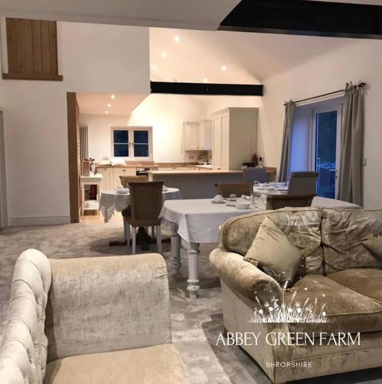 Communal lounge/ TV room in Abbey Green Farm