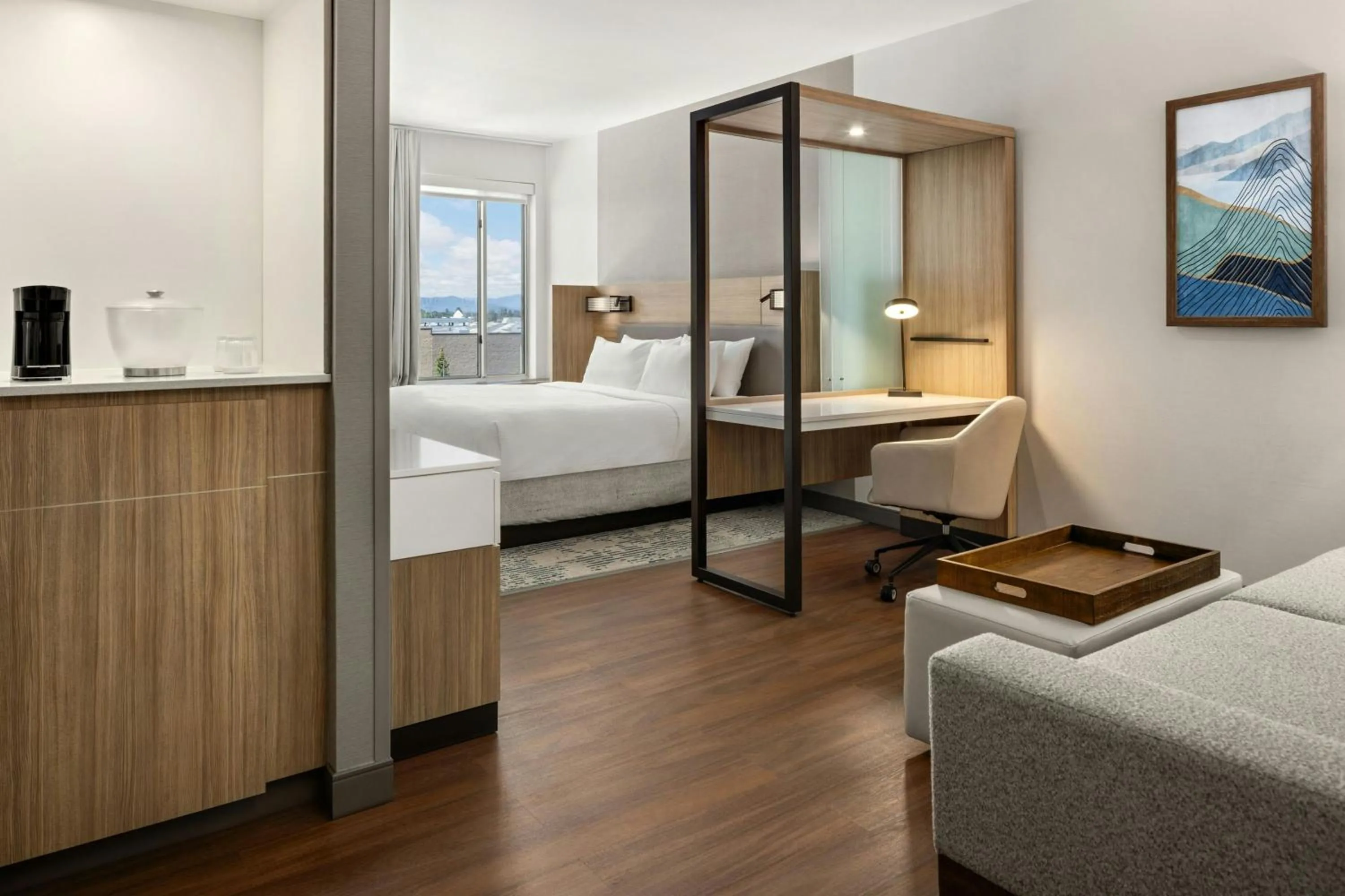 Bedroom, Bed in SpringHill Suites by Marriott Kalispell