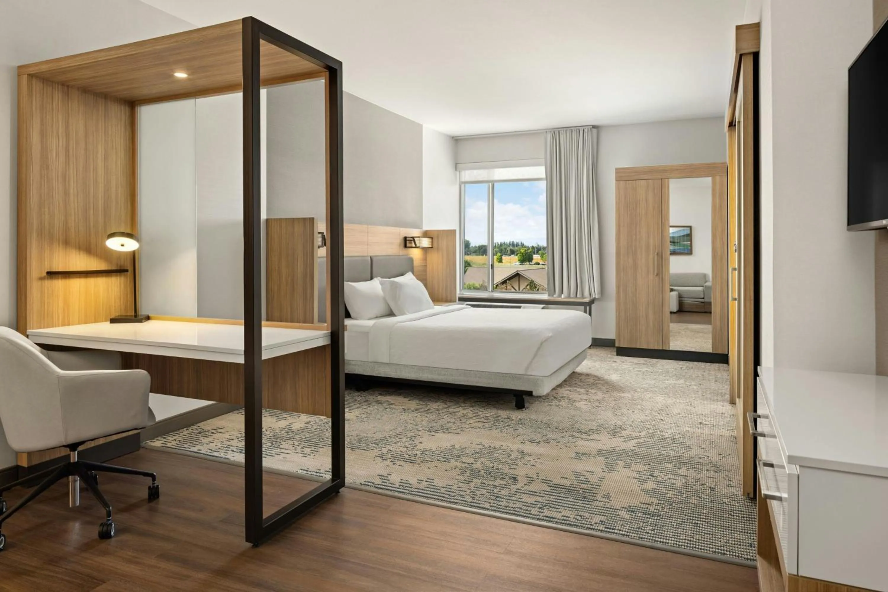 Bedroom, Bed in SpringHill Suites by Marriott Kalispell