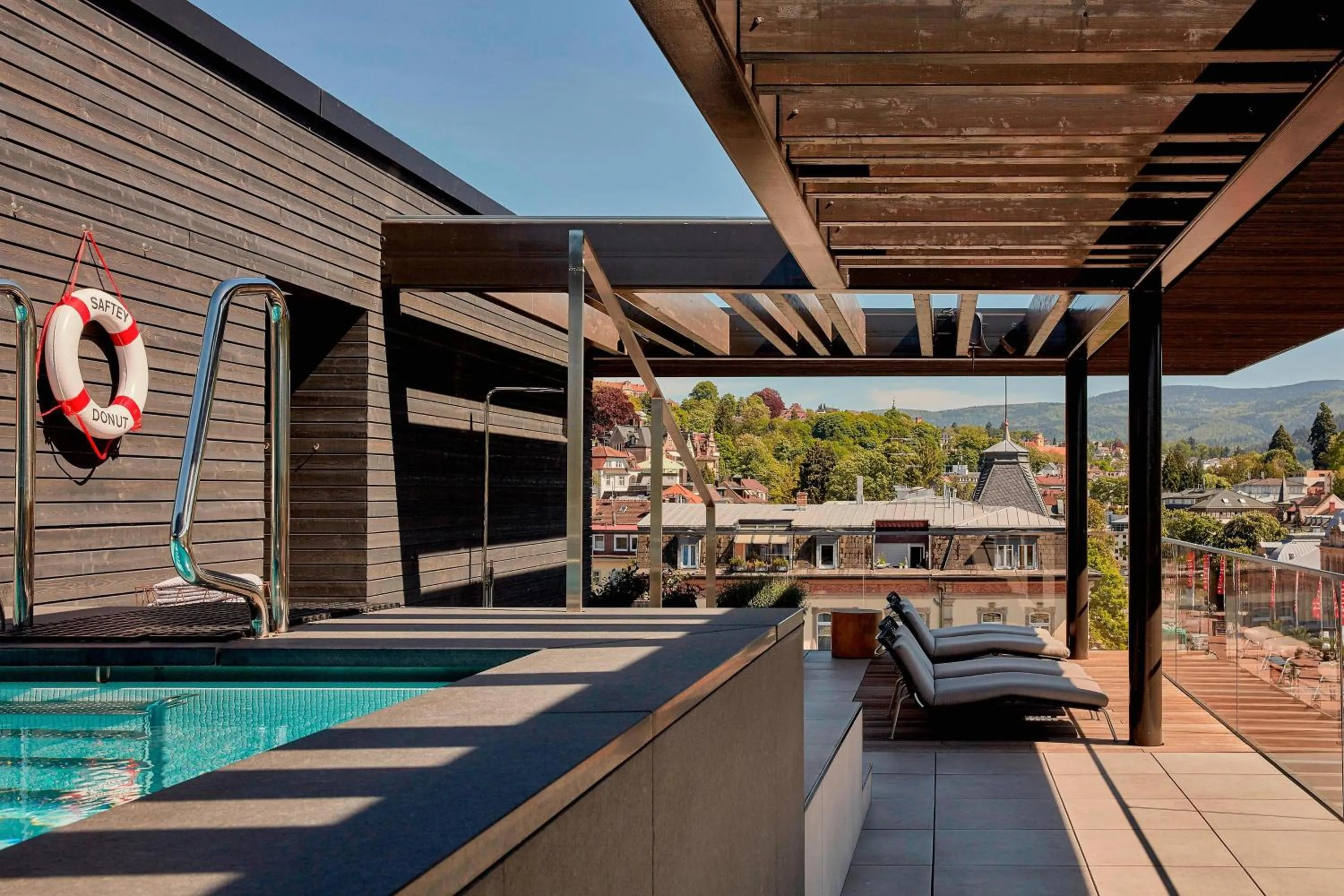 Swimming pool in Roomers Baden-Baden, Autograph Collection