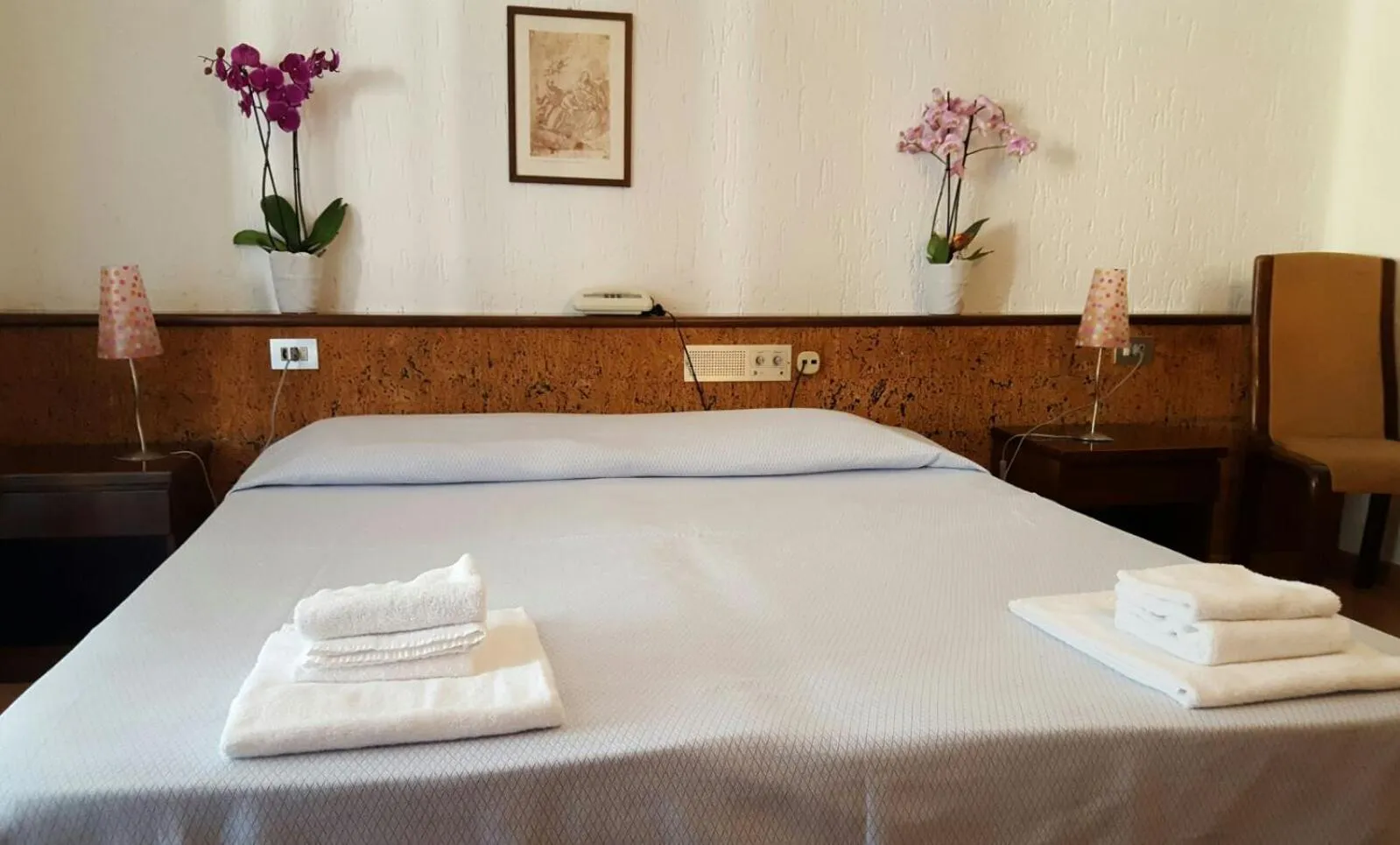 Bed in Hotel Franini