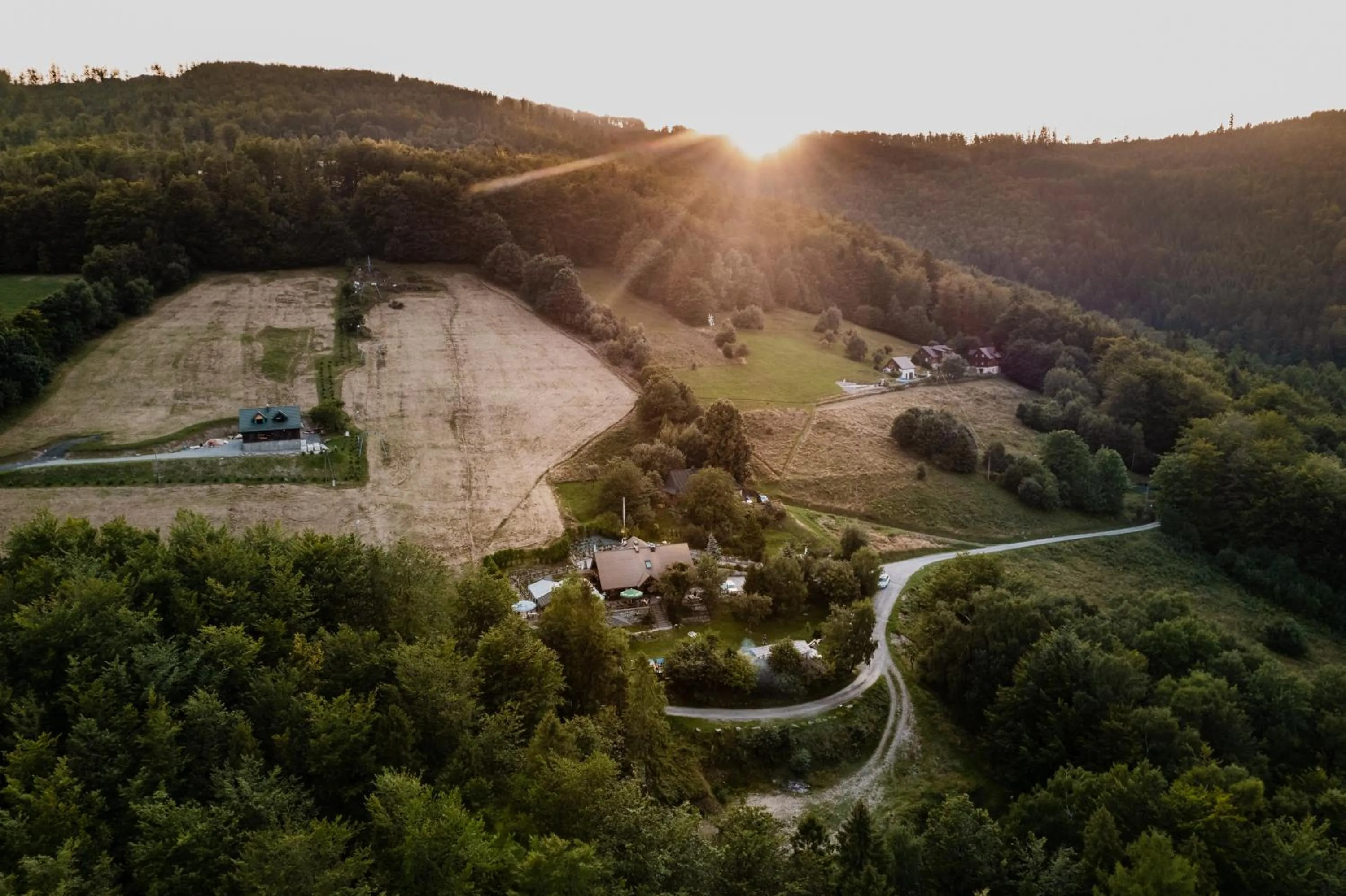 Bird's eye view in Chata na Groniu