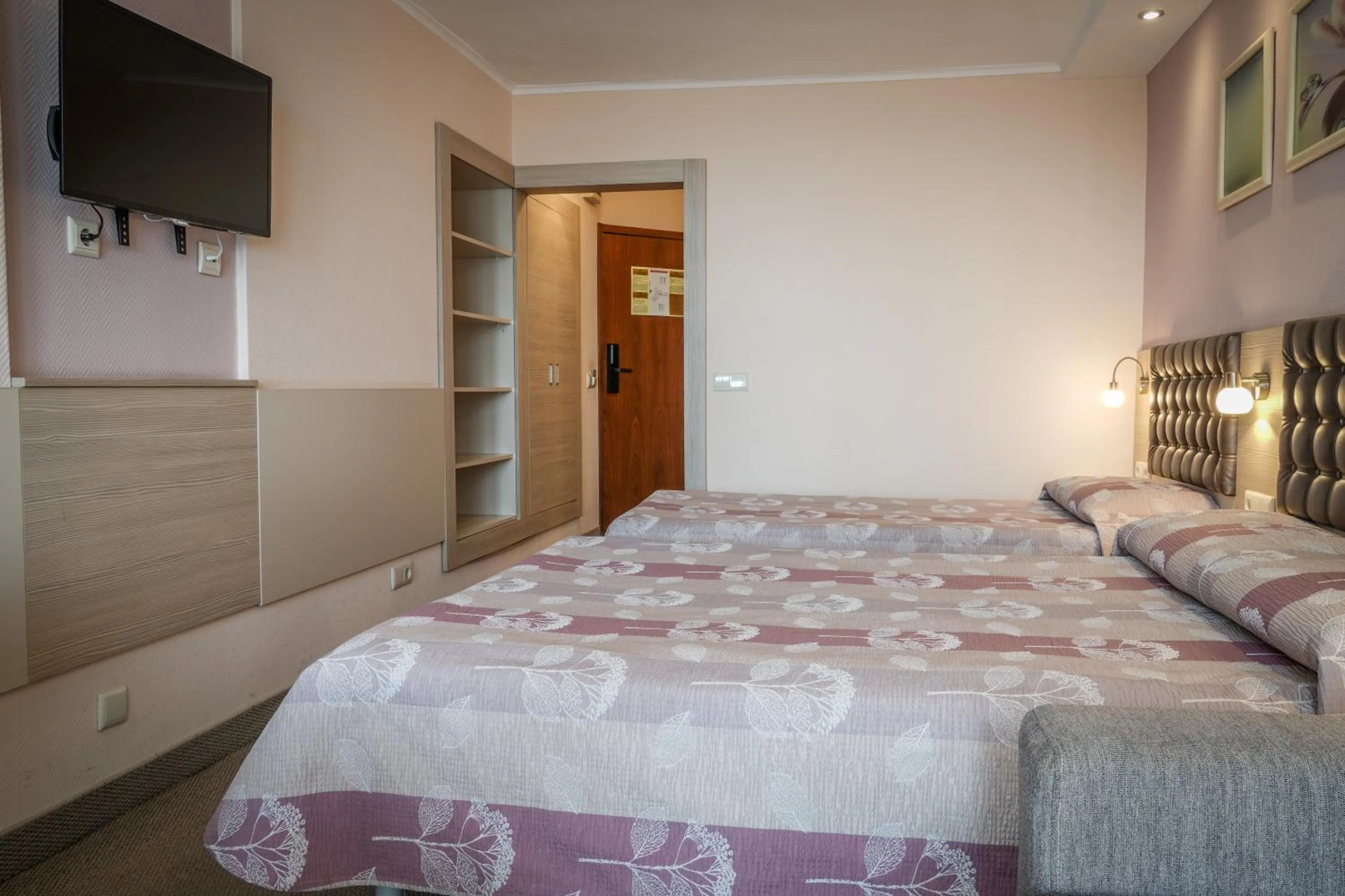 Bed in Hotel Sandy Beach