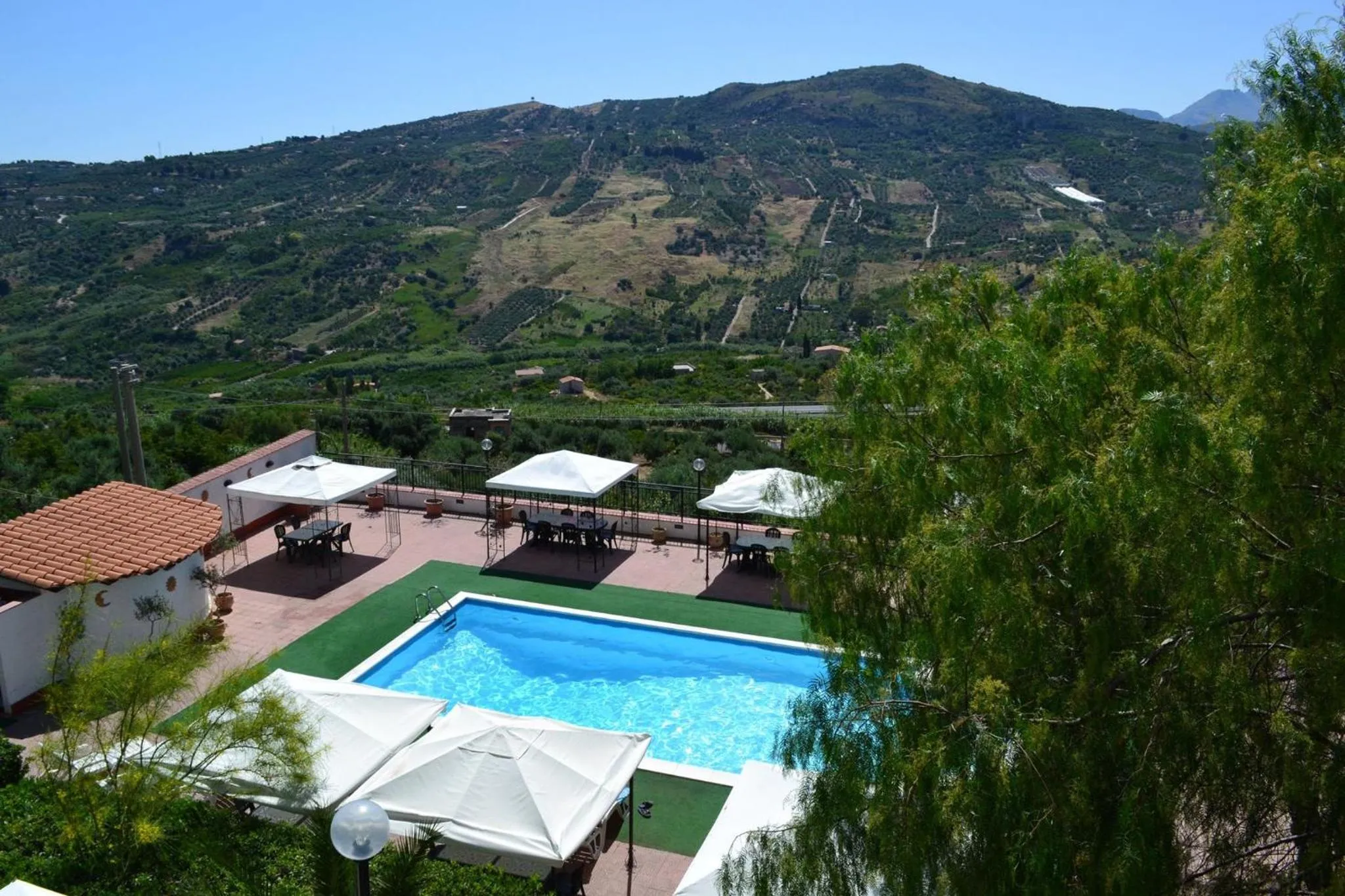 Pool View in Hotel Miravalle