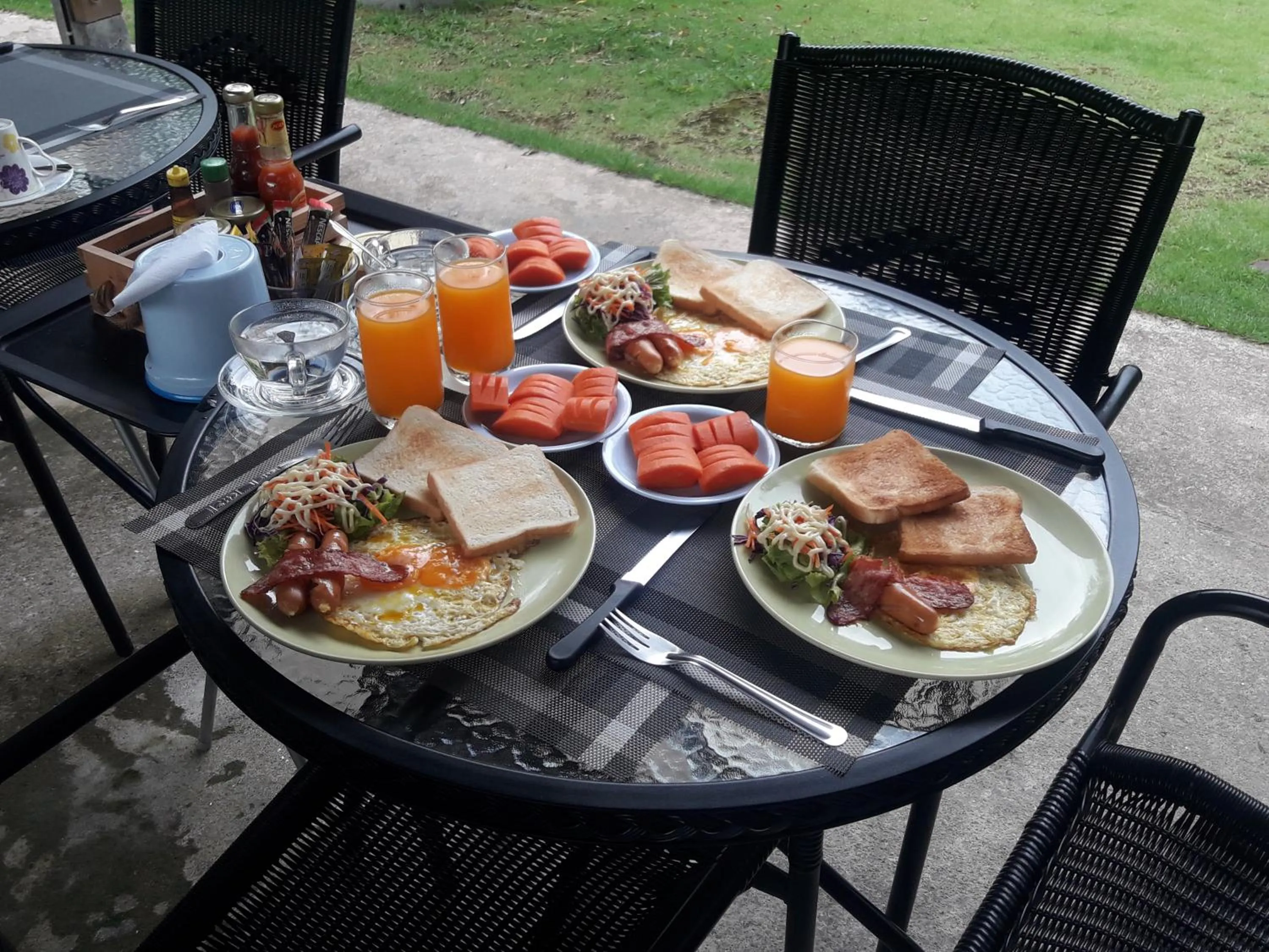 Breakfast in Phuket Sirinapha Resort