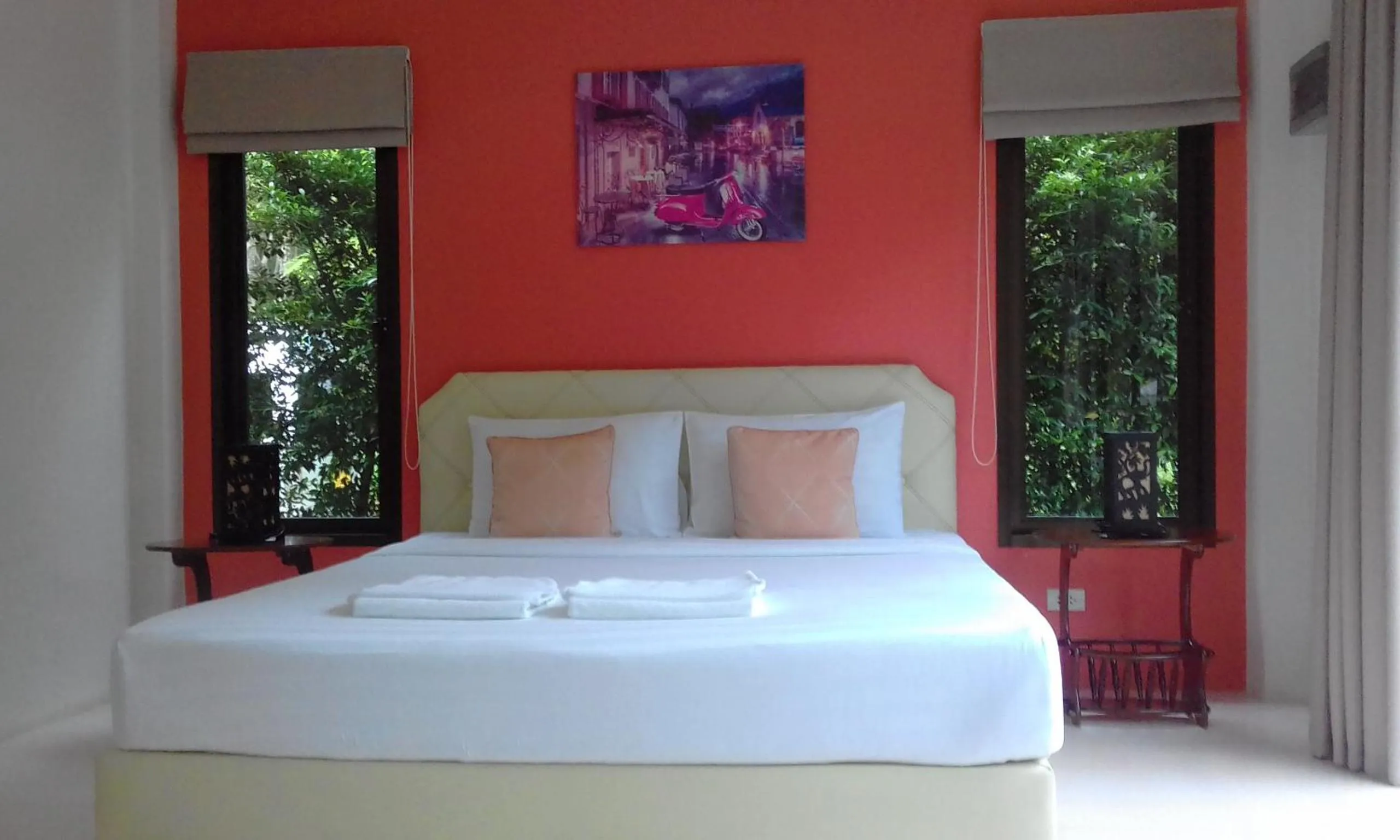 Garden, Bed in Phuket Sirinapha Resort