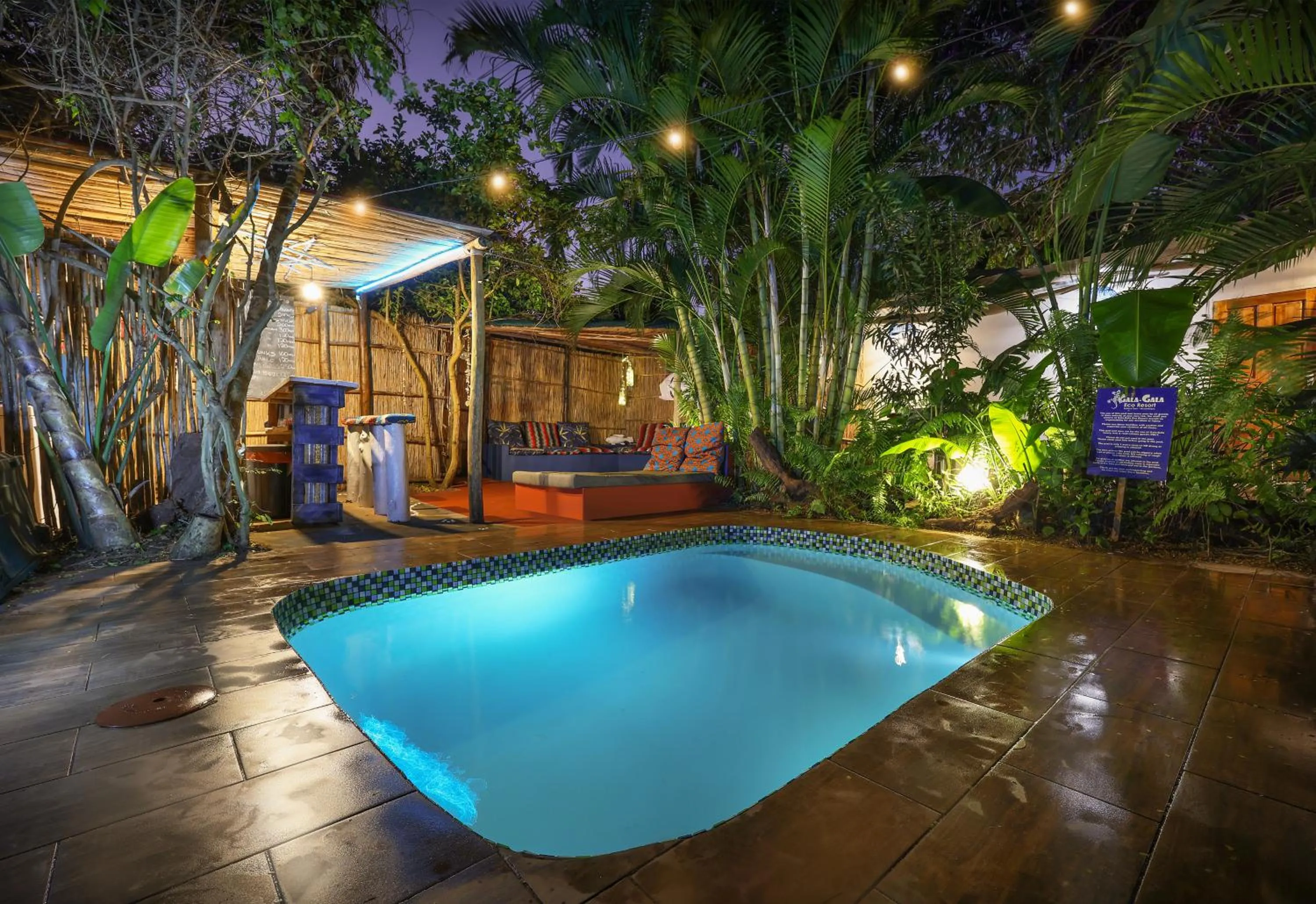 Pool view in Gala Gala Eco Resort