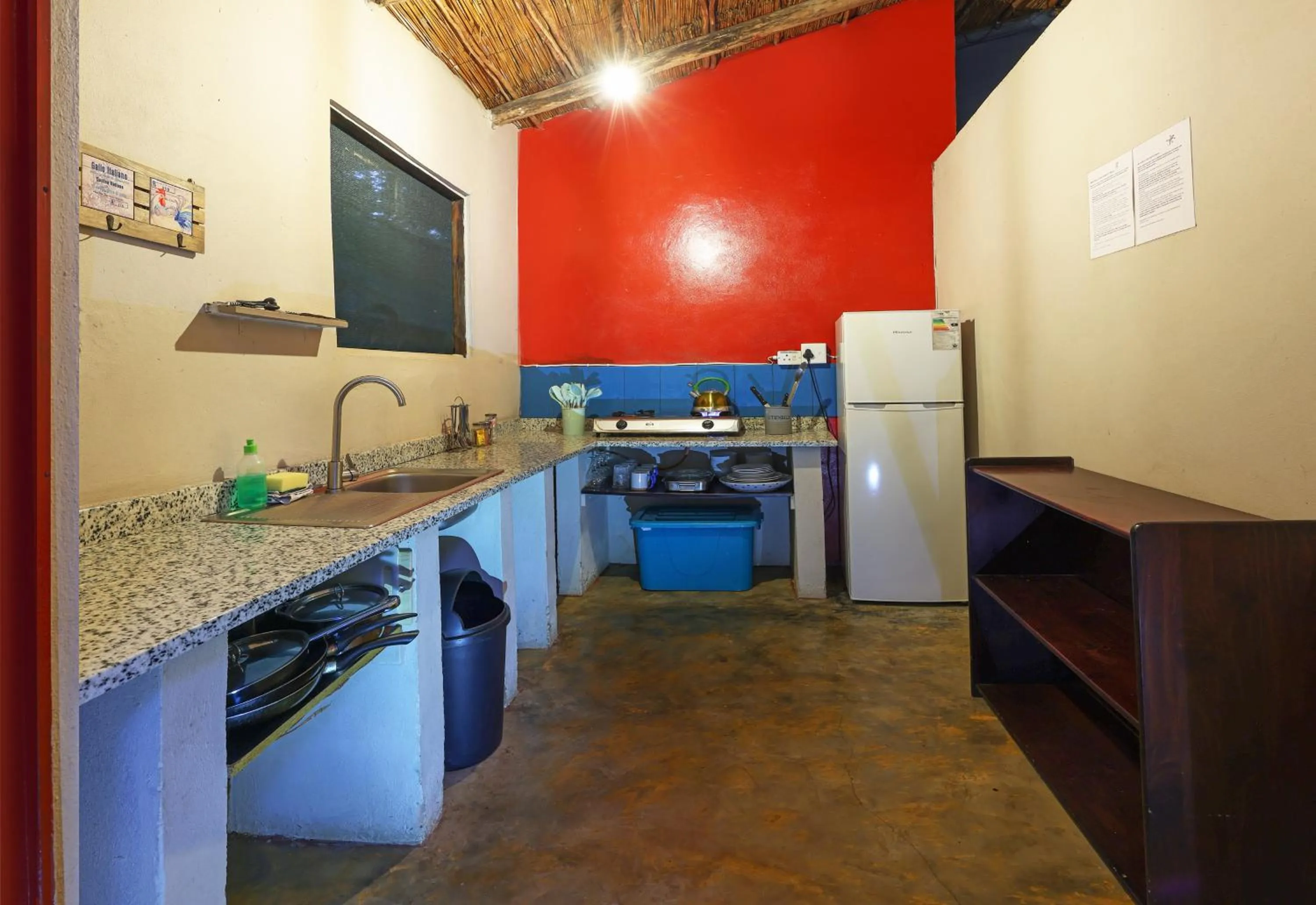 Kitchen or kitchenette in Gala Gala Eco Resort