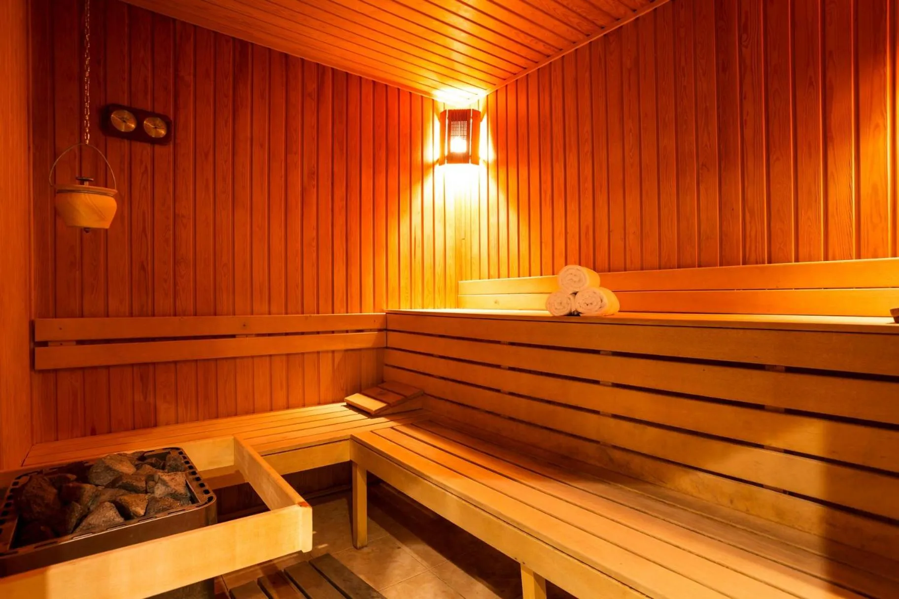 Sauna in Hotel Orlovetz