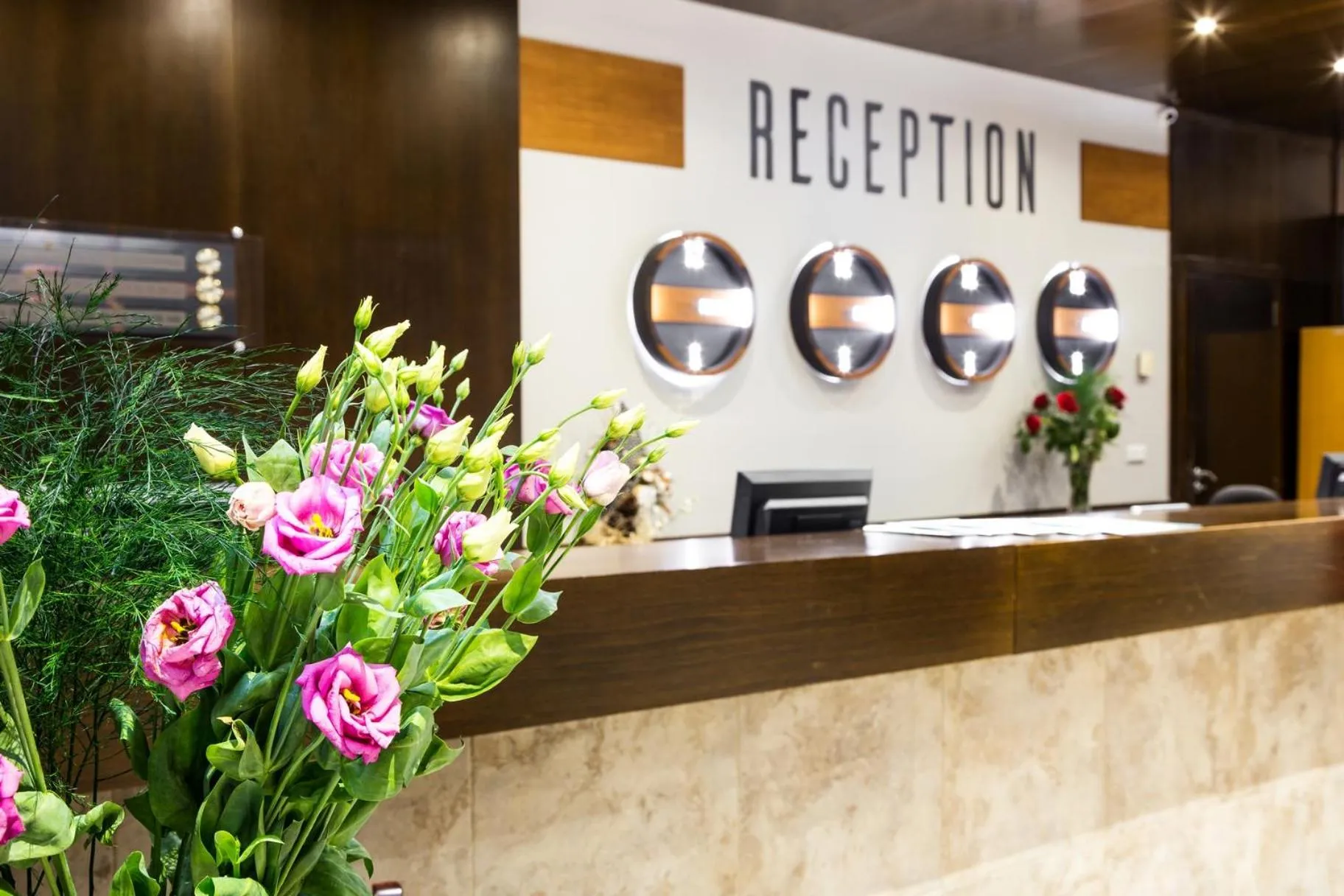 Lobby or reception in Hotel Orlovetz