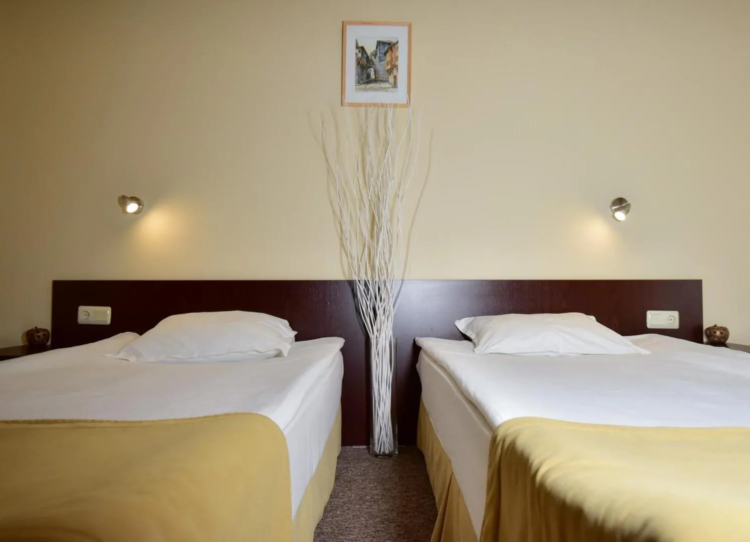 Bed in Snezhanka Hotel Pamporovo - Half Board & Swimming pool
