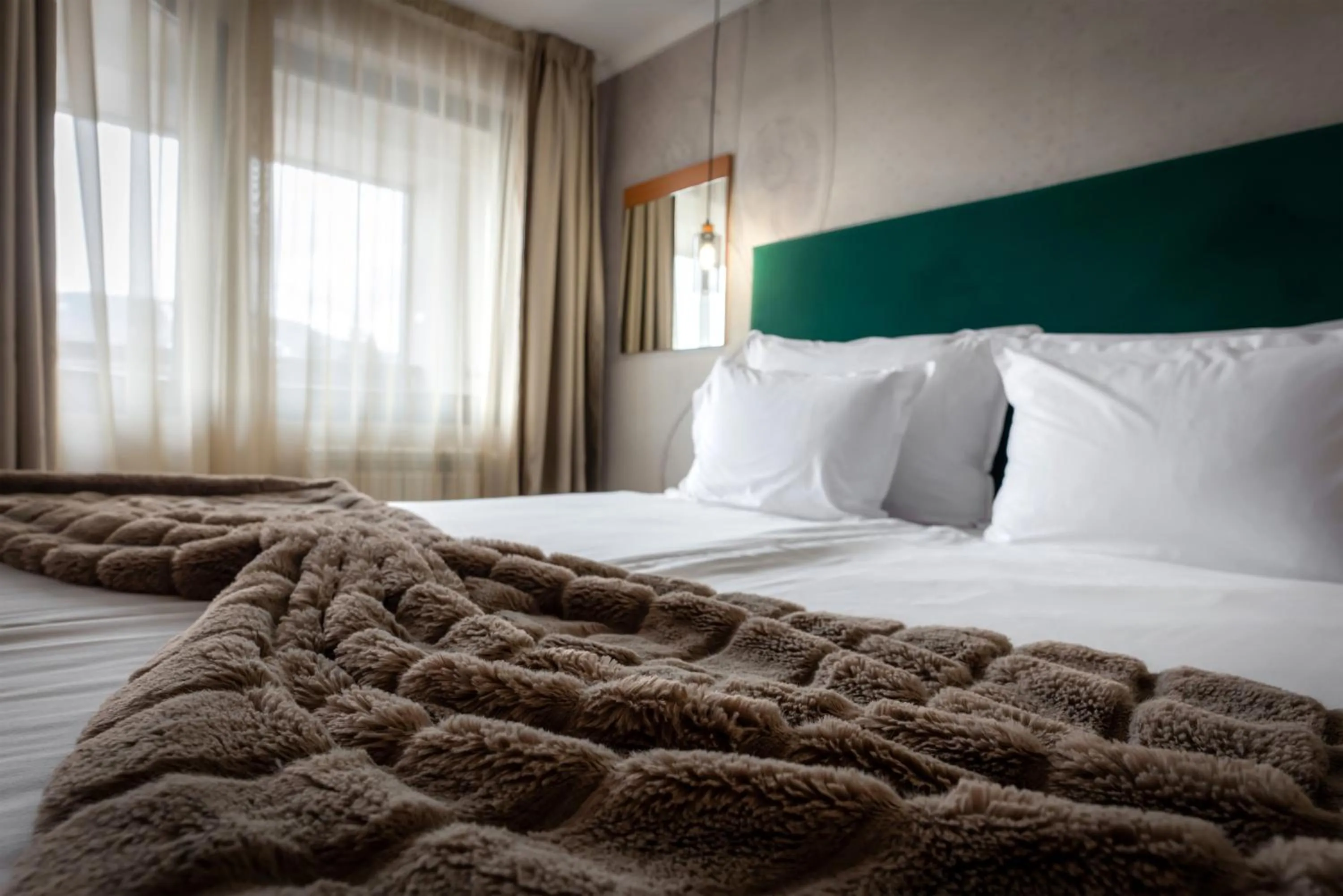 Bed in Snezhanka Hotel Pamporovo - Half Board & Swimming pool