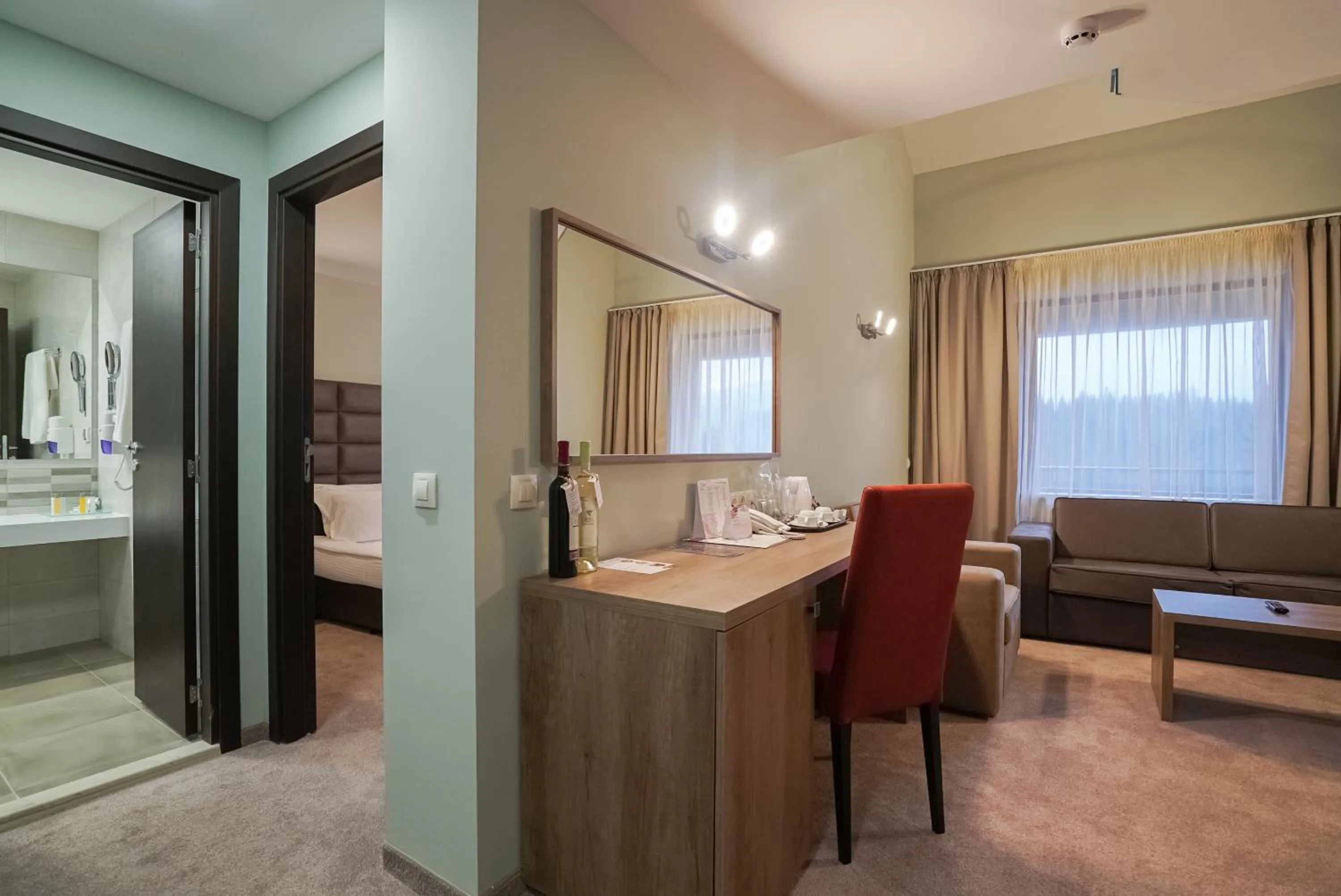 Living room, Bed in Perelik Hotel