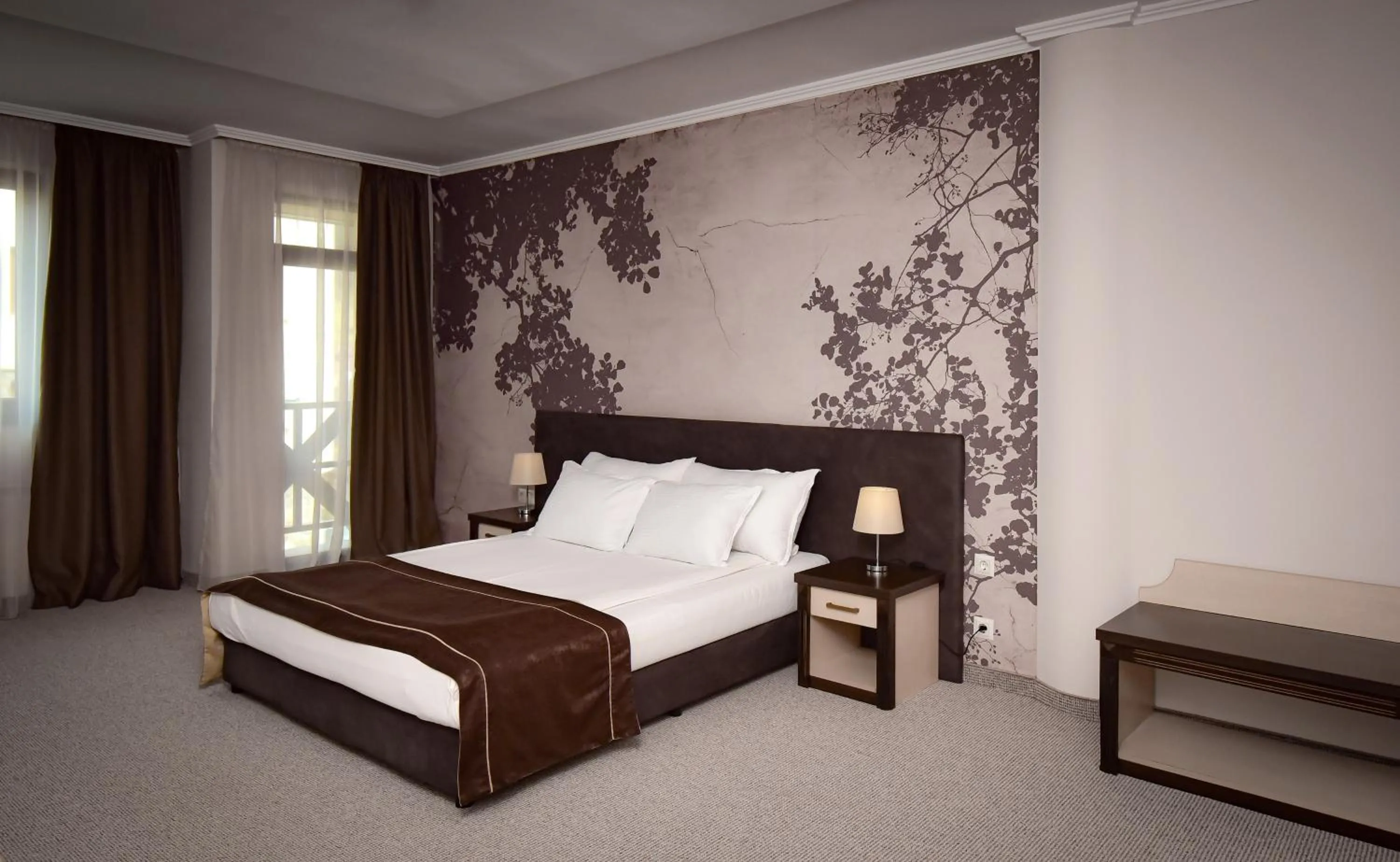 Bed in Rhodopi Home Hotel Chepelare- Half Board & Wellness