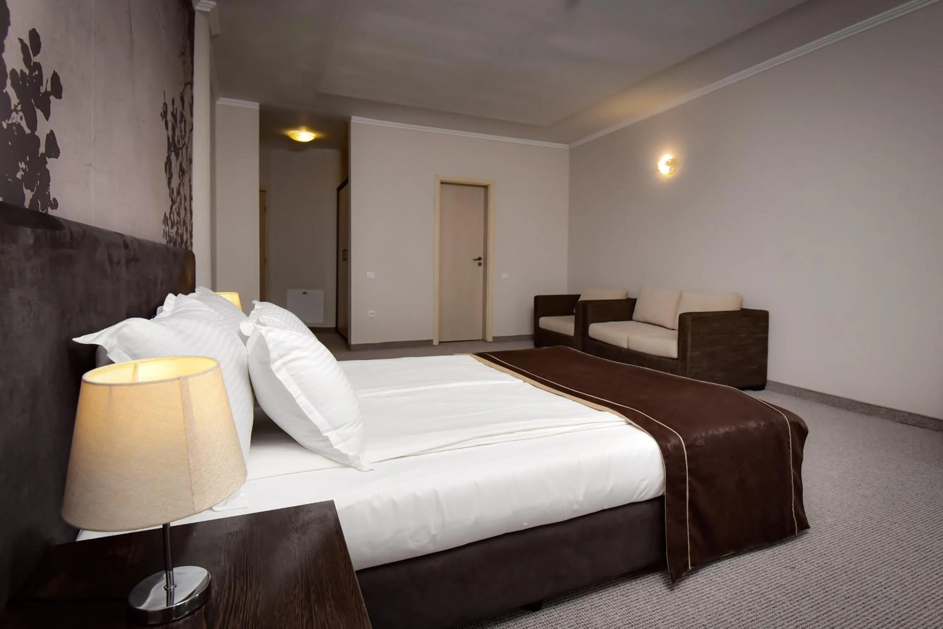 Bed in Rhodopi Home Hotel Chepelare- Half Board & Wellness