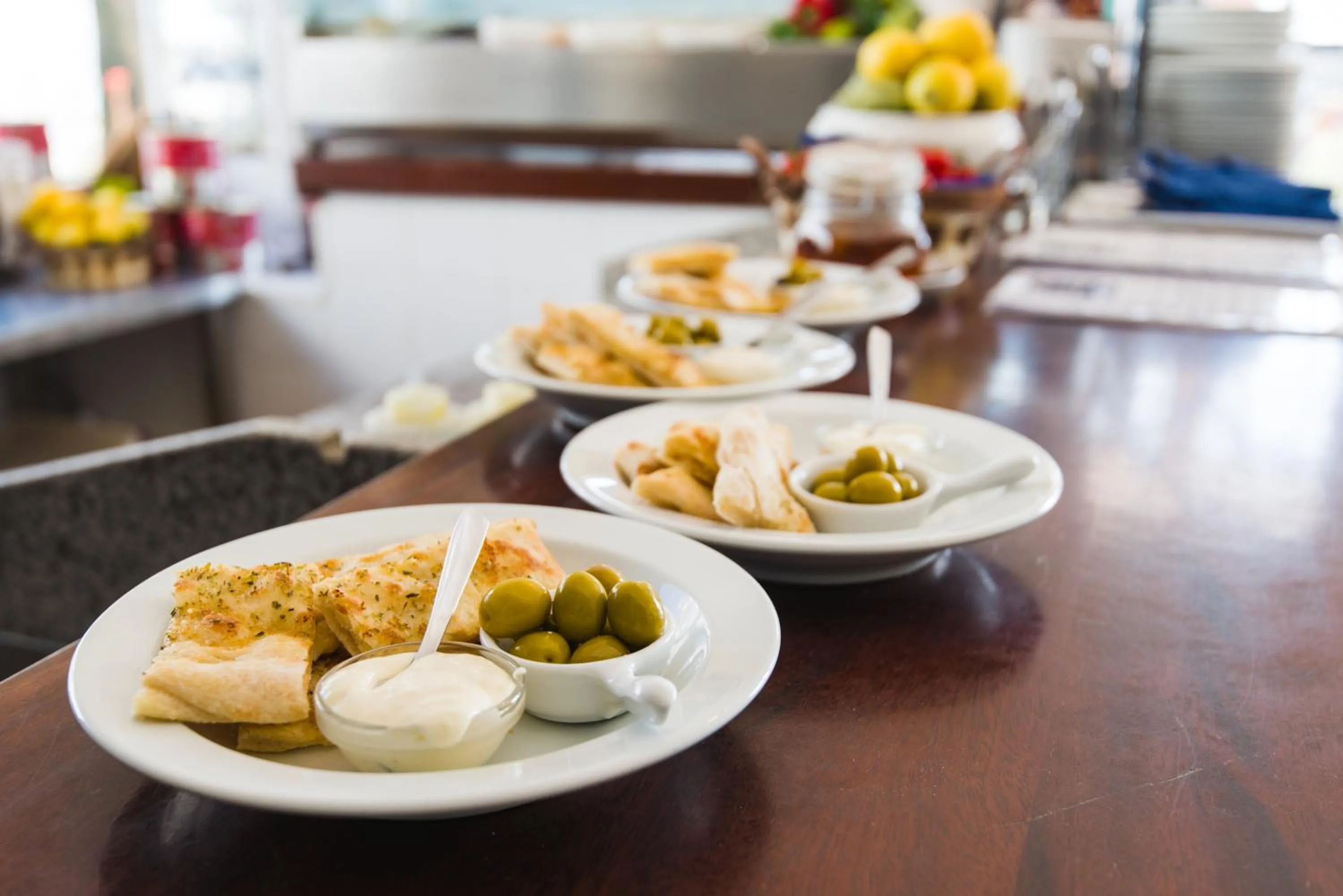 Food close-up in Hostal Port Corona
