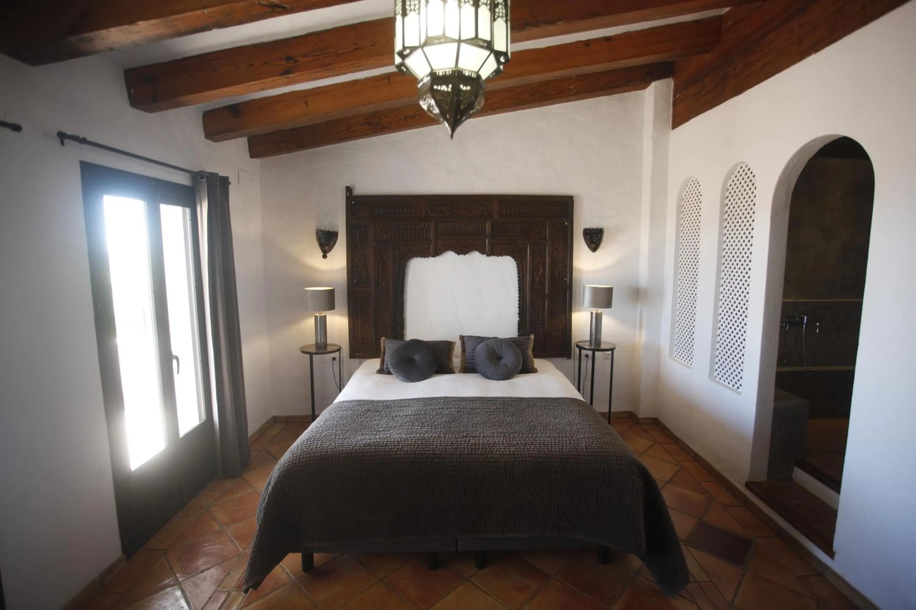 Bed in La Posada del Torcal