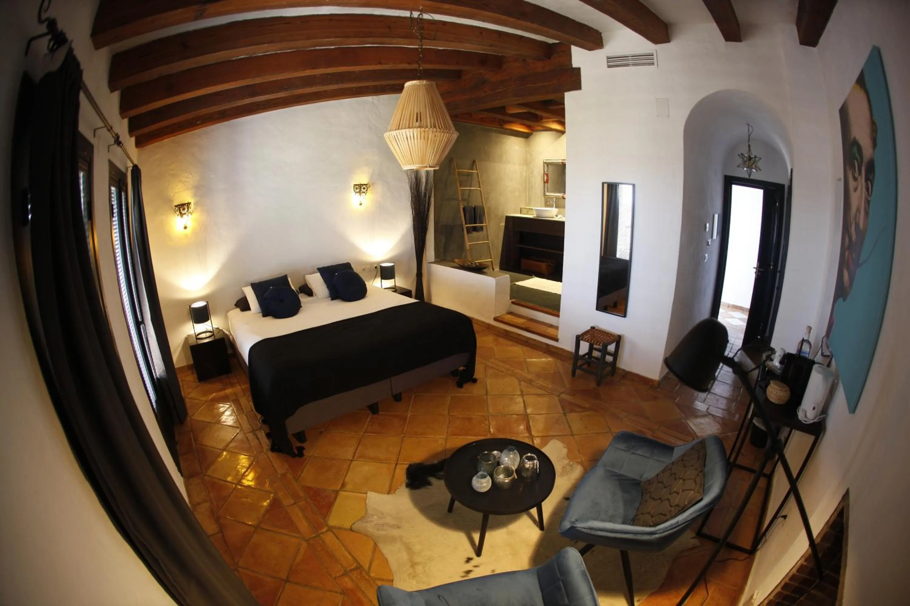 Bed in La Posada del Torcal