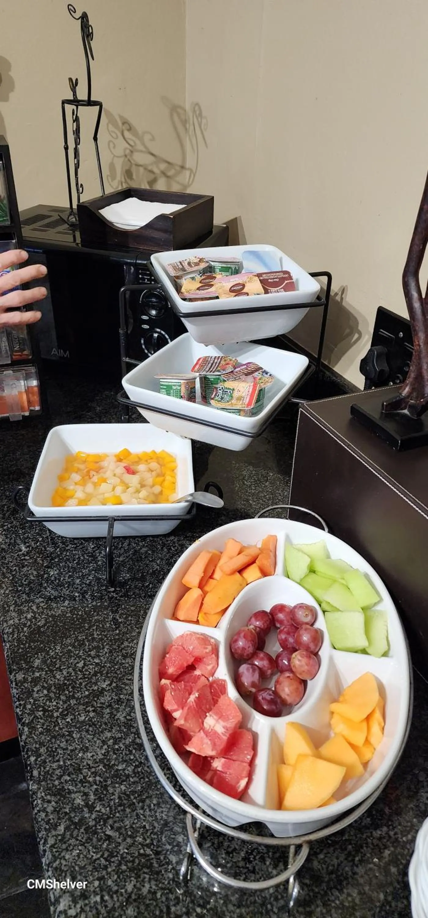 Buffet breakfast in See More Guest House