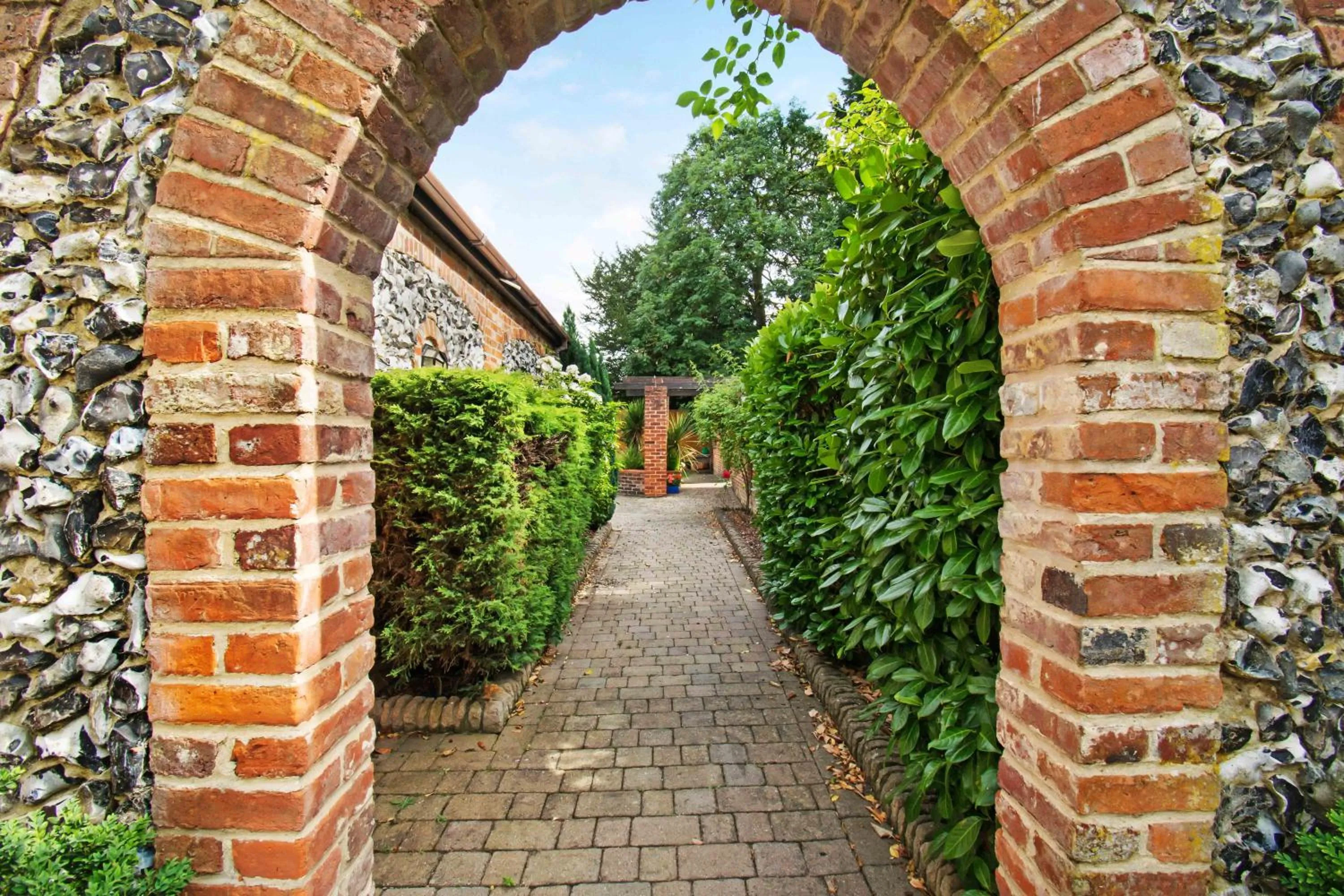Patio in Sturmer Hall Hotel and Conference Centre