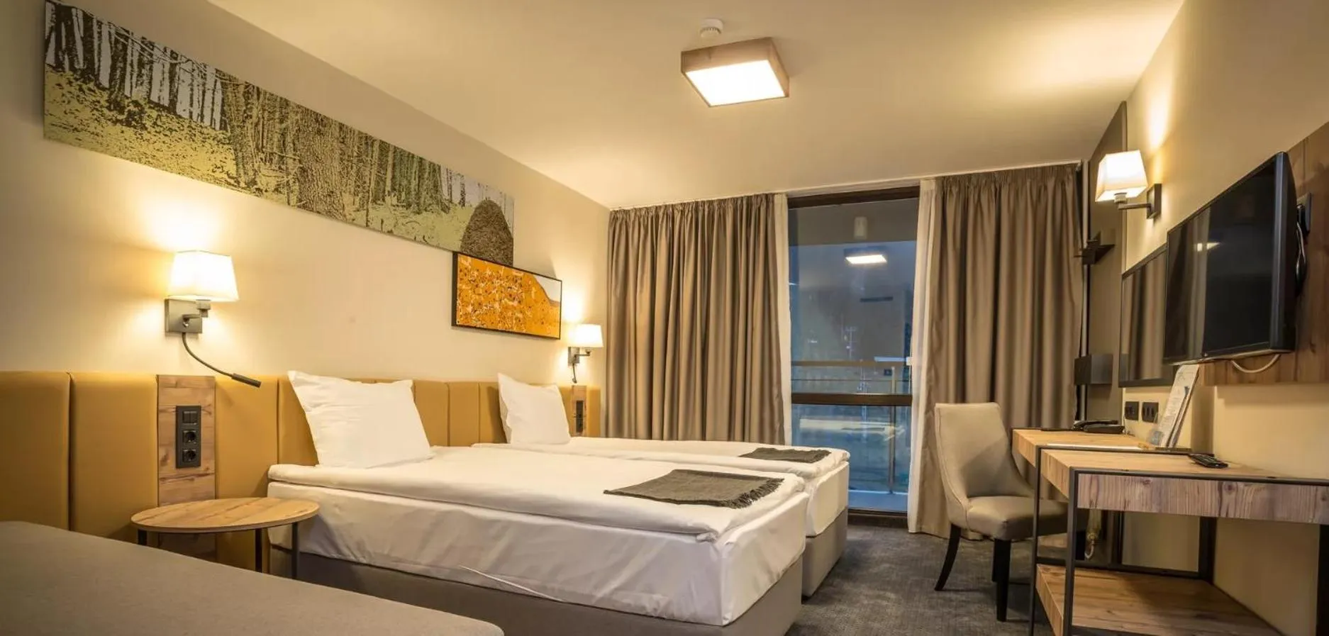 Bed in Rila Hotel Borovets