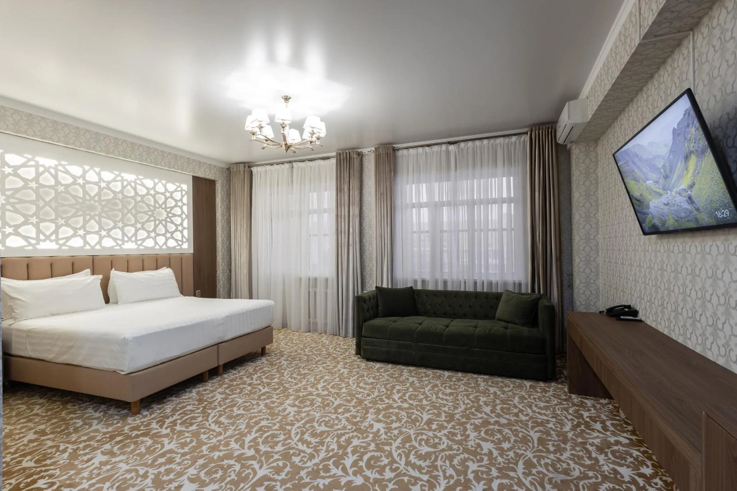 Bed in Boutique Hotel Tomiris