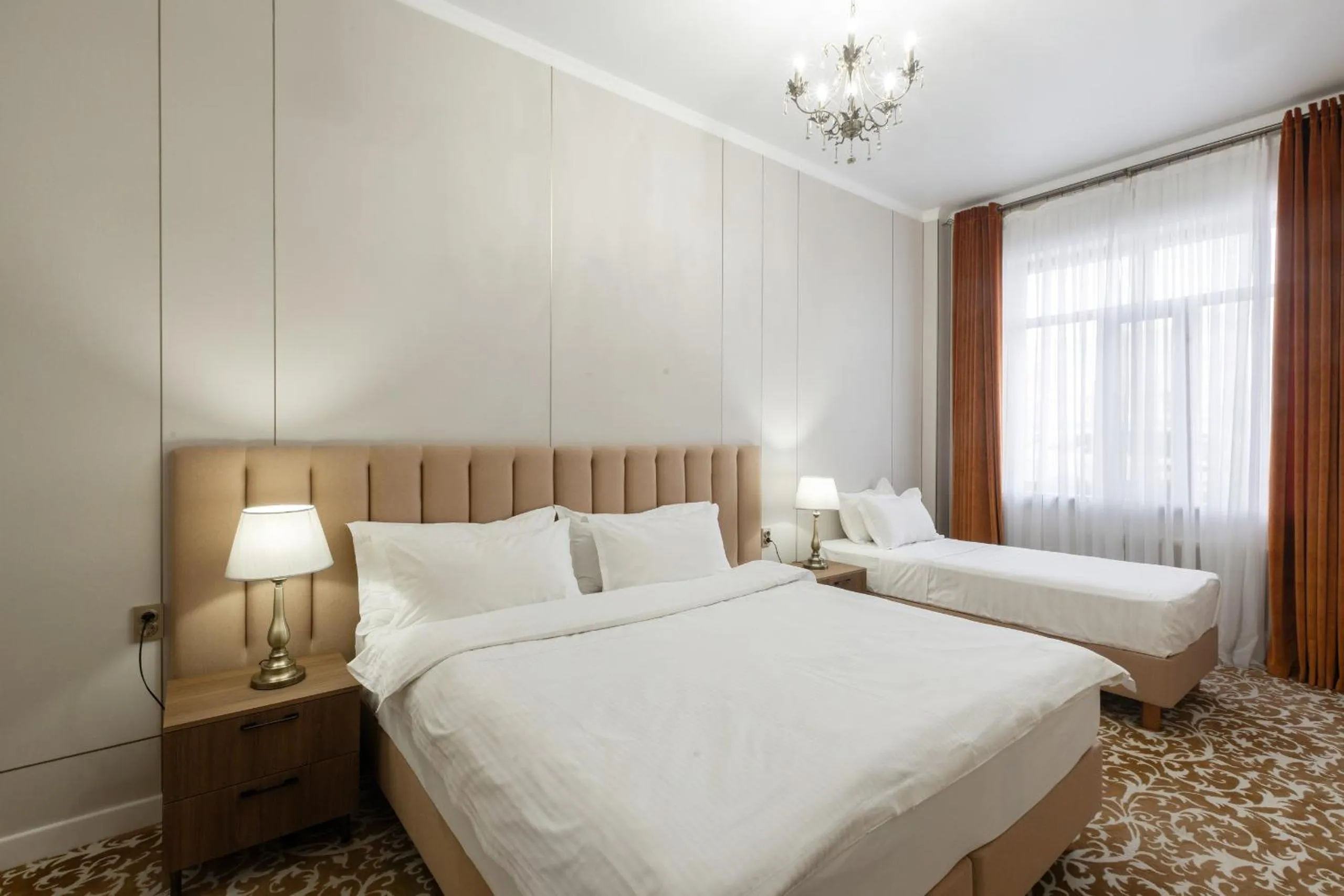 Bed in Boutique Hotel Tomiris