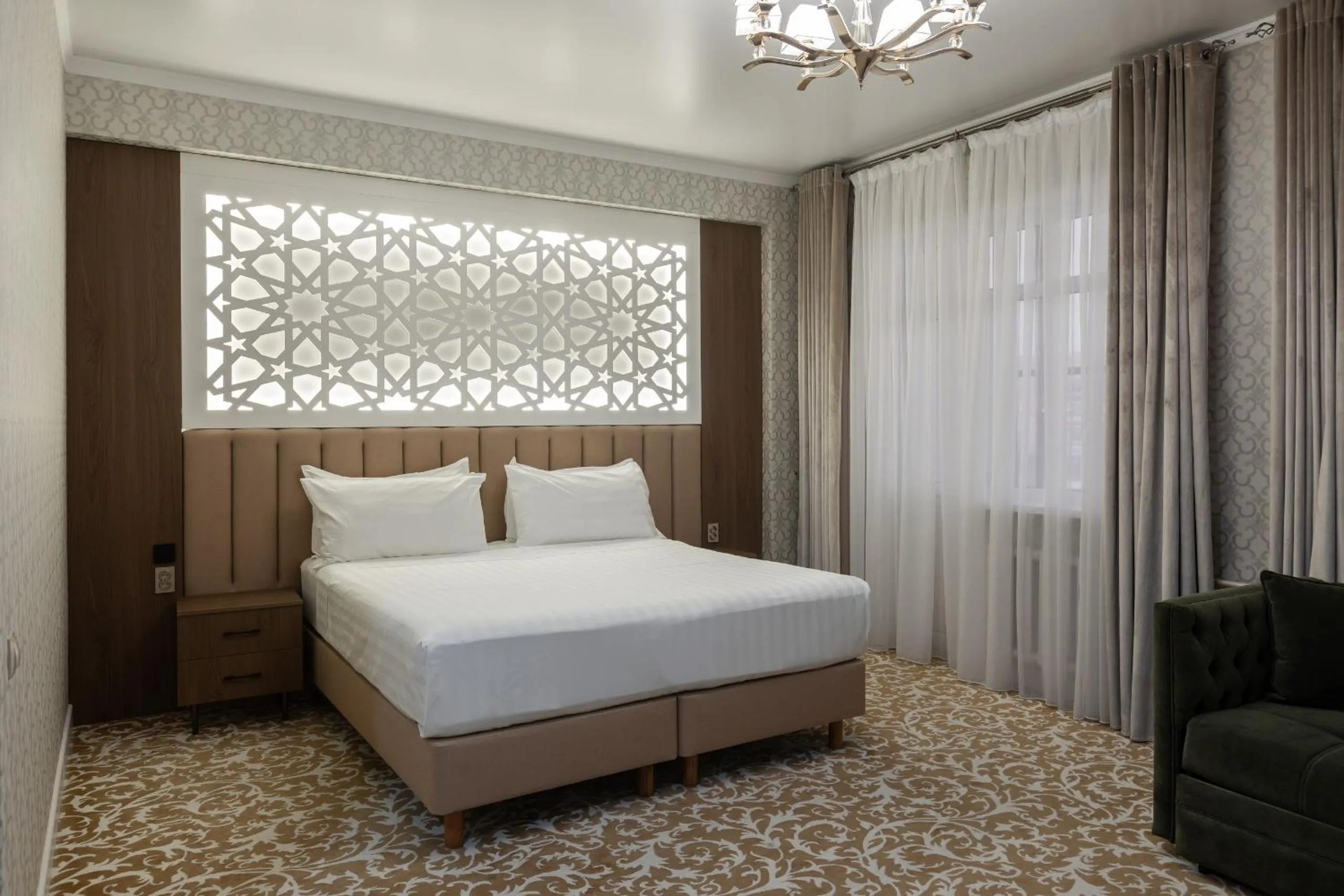 Bed in Boutique Hotel Tomiris