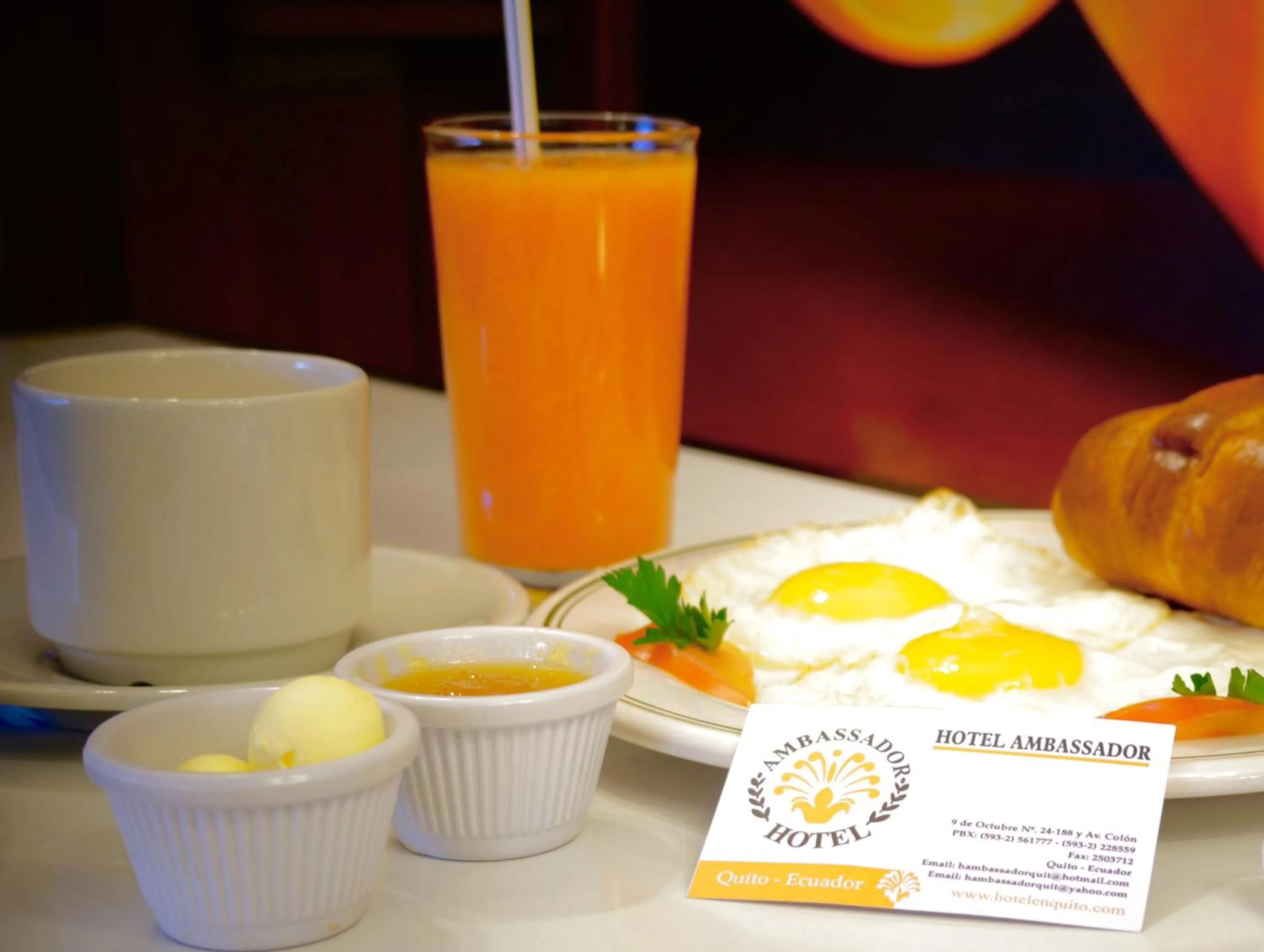 Breakfast in Hotel Ambassador